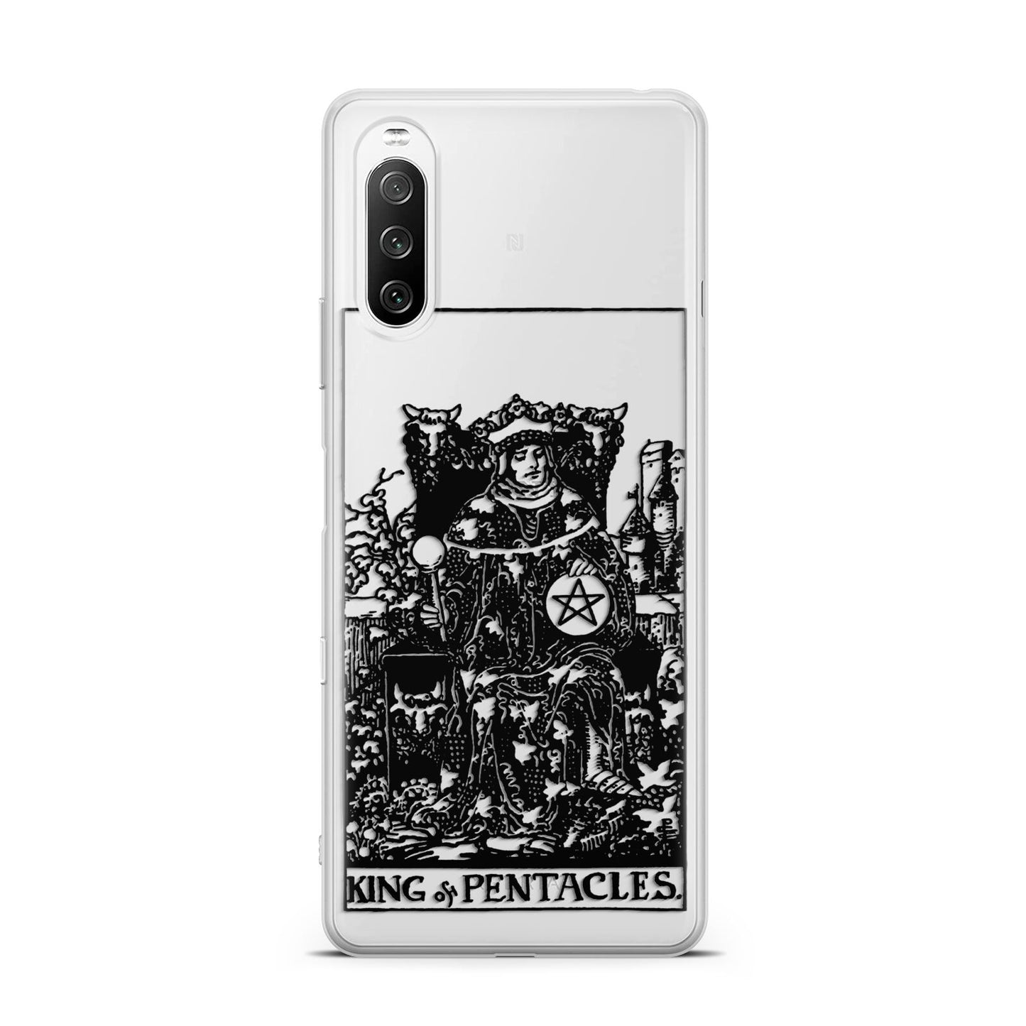 King of Pentacles Monochrome Sony Xperia 10 III Case