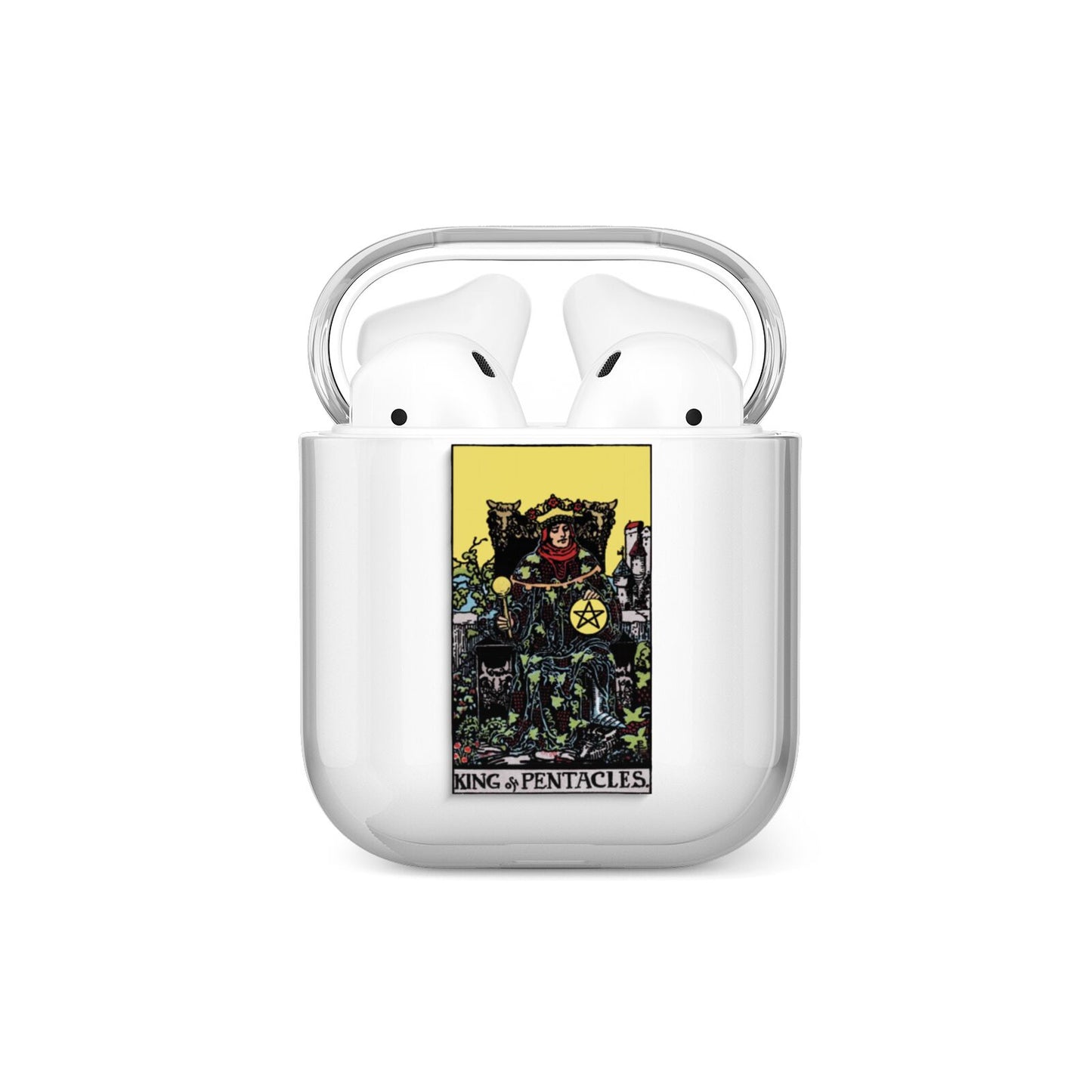 King of Pentacles Tarot Card AirPods Case