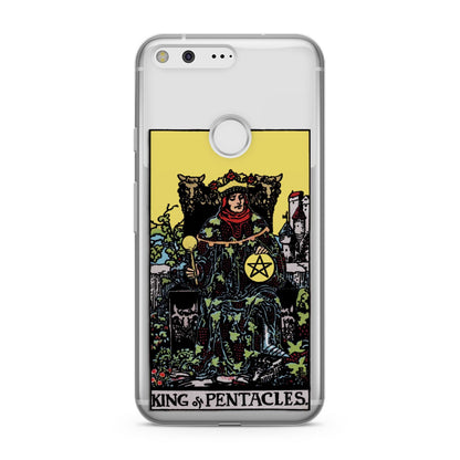 King of Pentacles Tarot Card Google Pixel Case