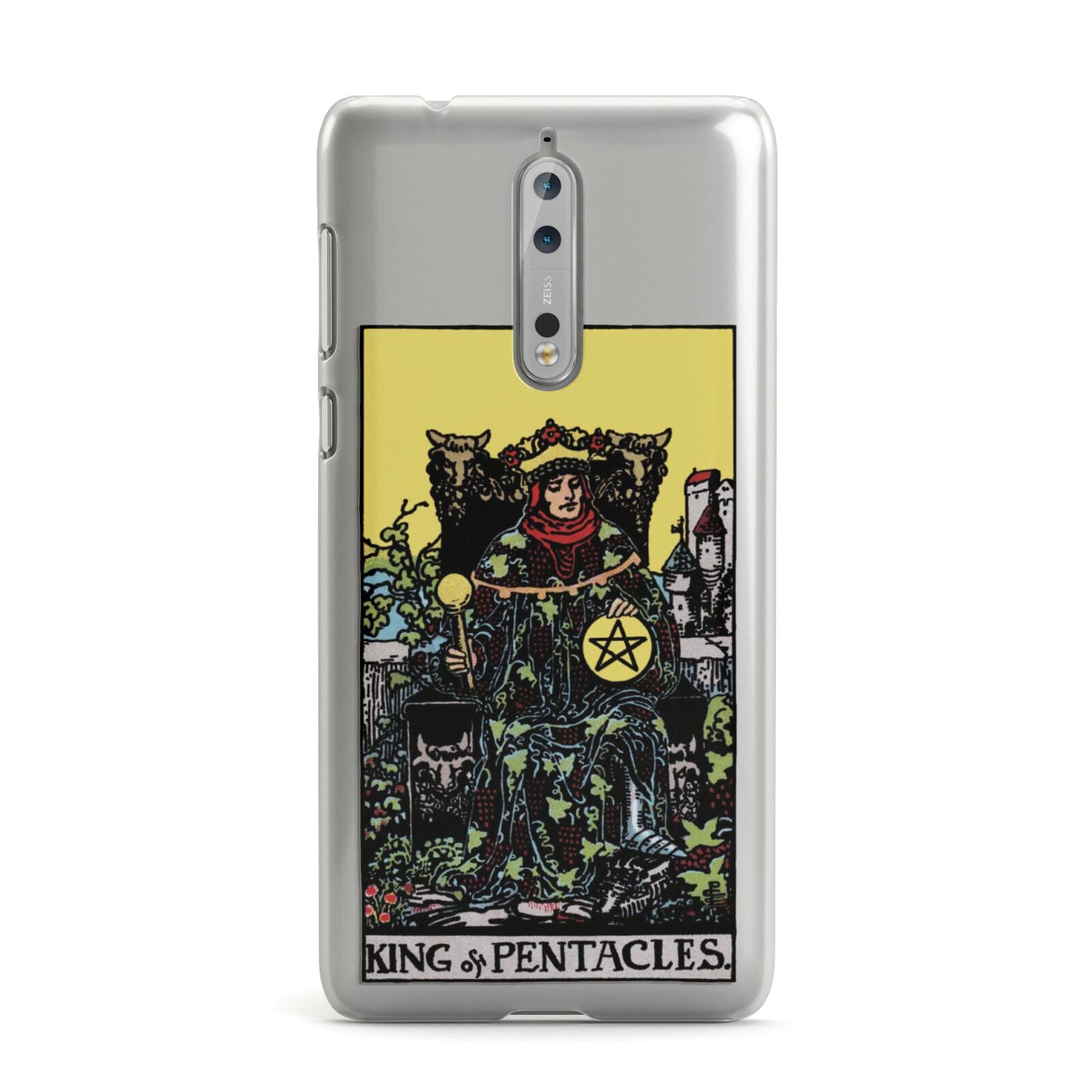 King of Pentacles Tarot Card Nokia Case