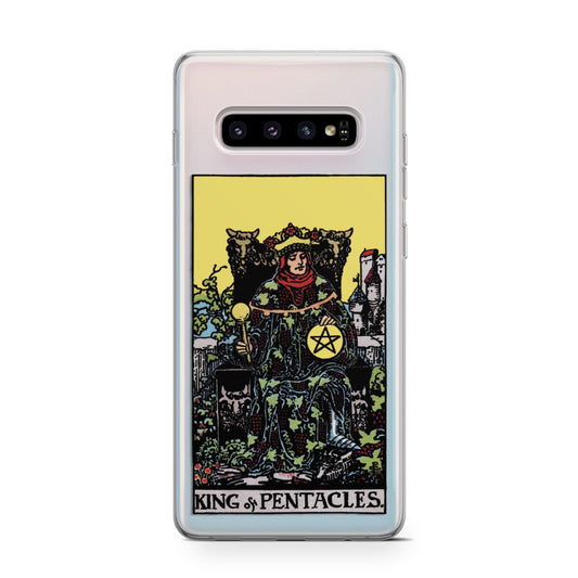 King of Pentacles Tarot Card Protective Samsung Galaxy Case