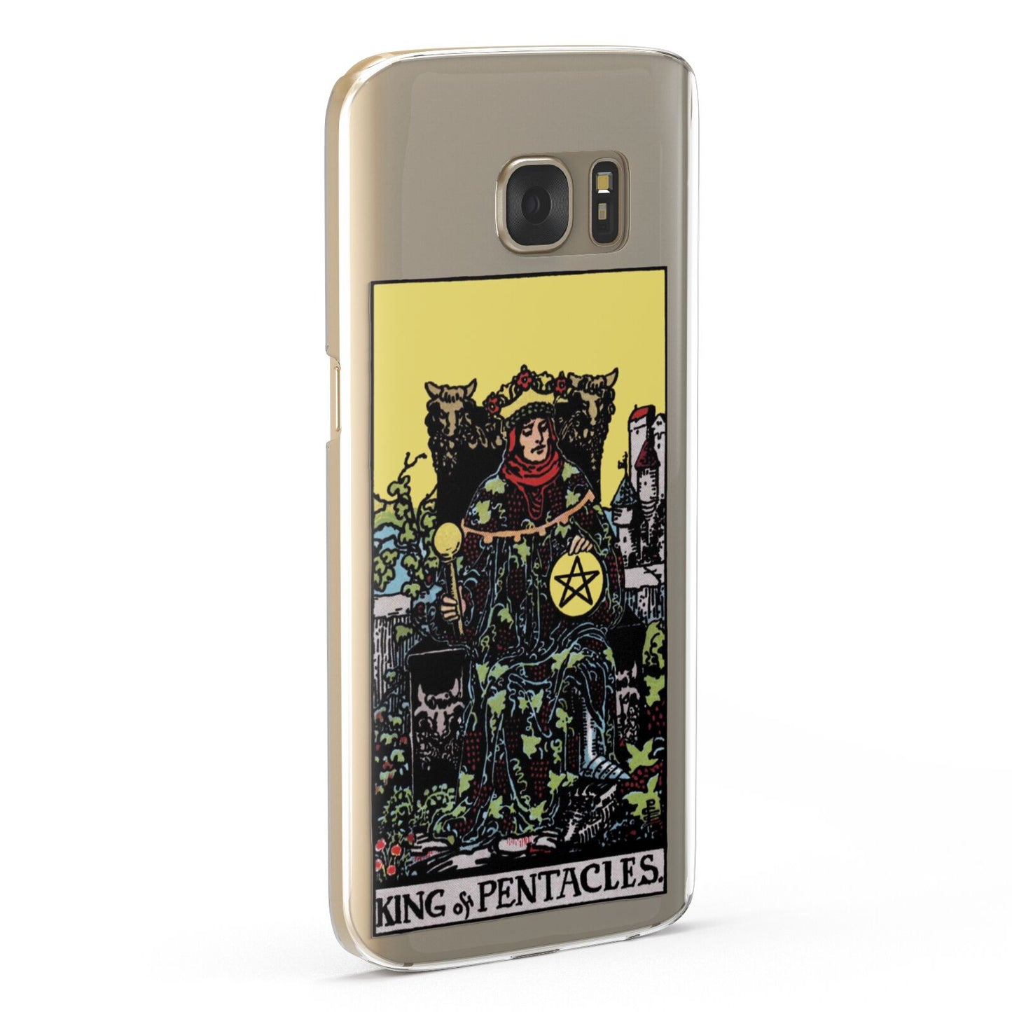 King of Pentacles Tarot Card Samsung Galaxy Case Fourty Five Degrees