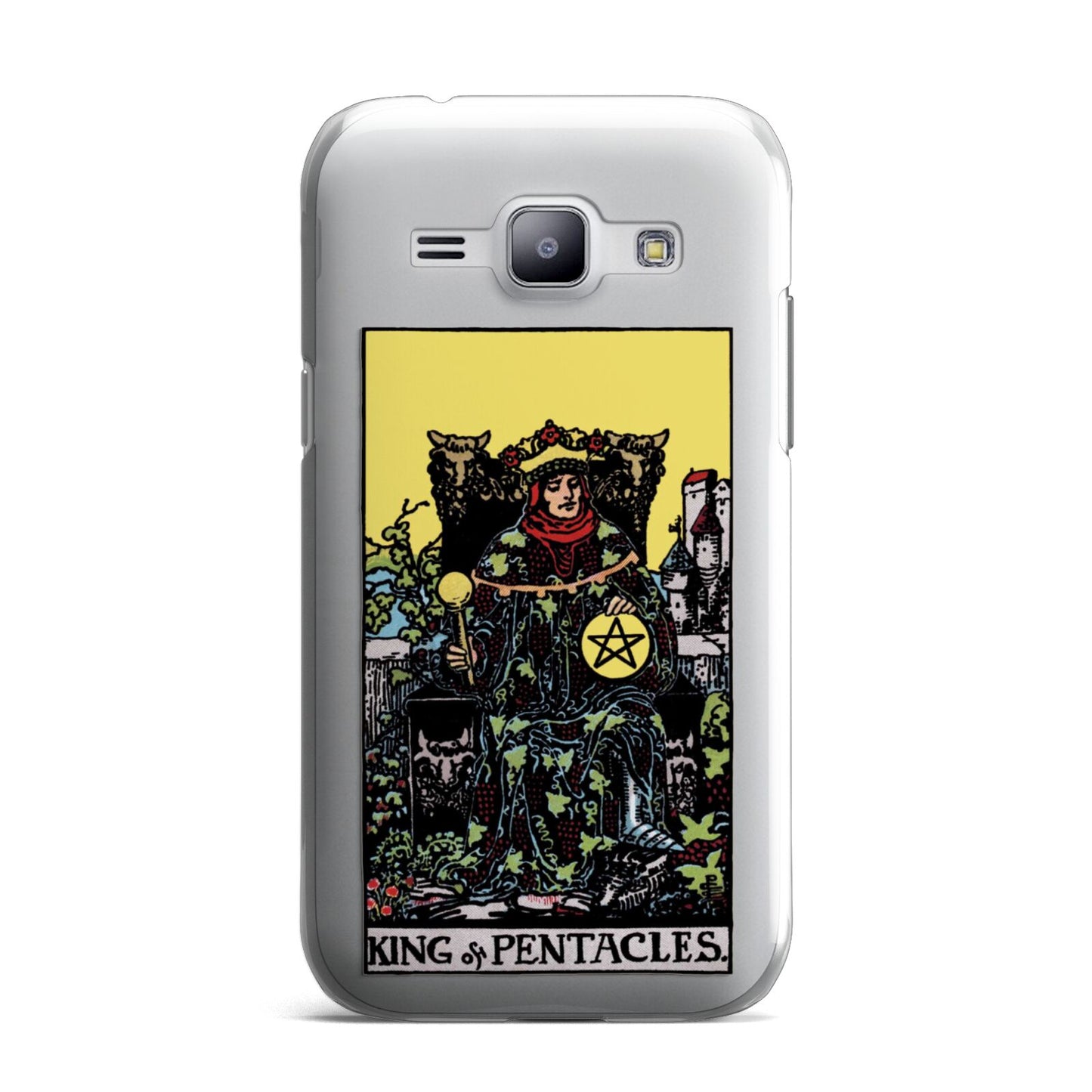 King of Pentacles Tarot Card Samsung Galaxy J1 2015 Case