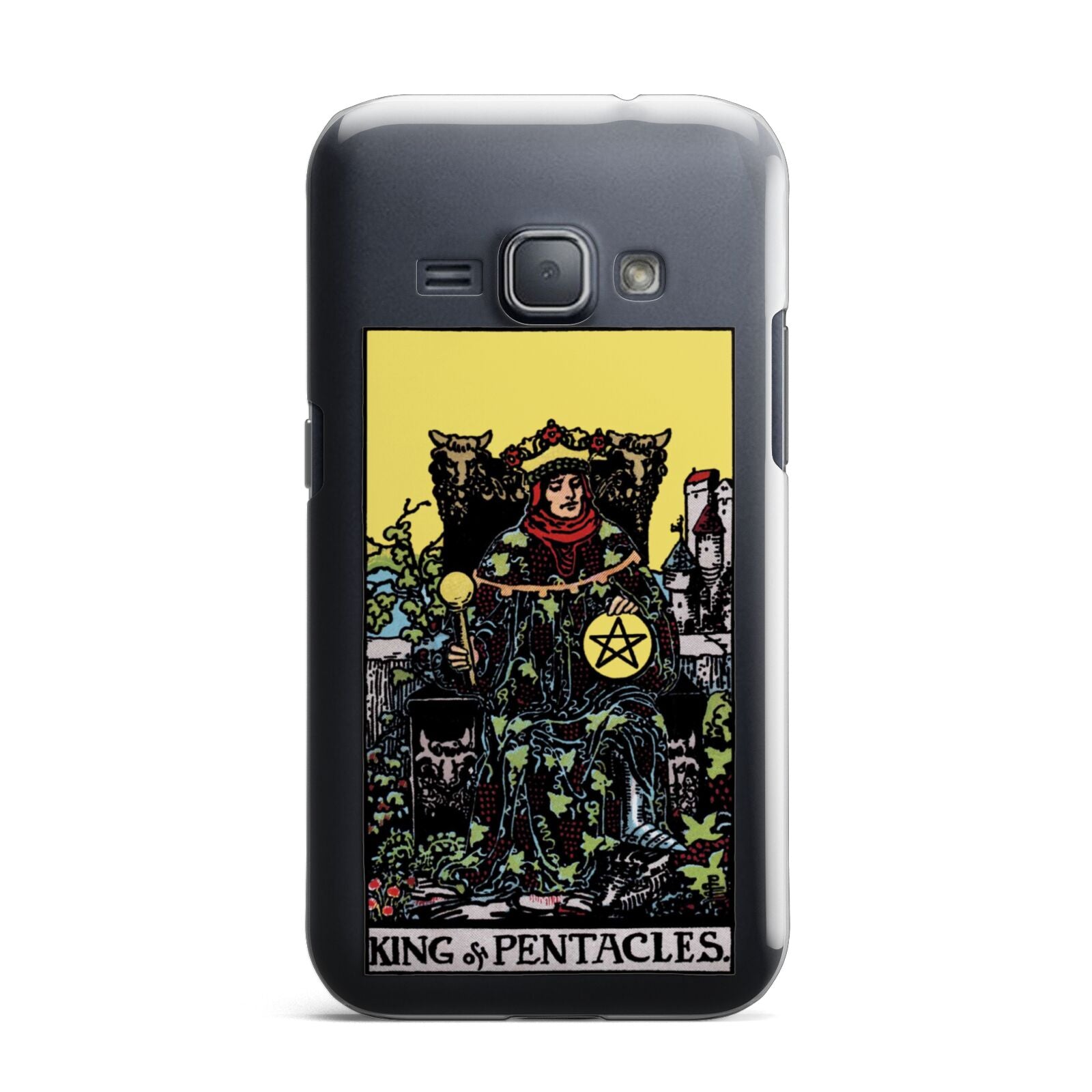 King of Pentacles Tarot Card Samsung Galaxy J1 2016 Case