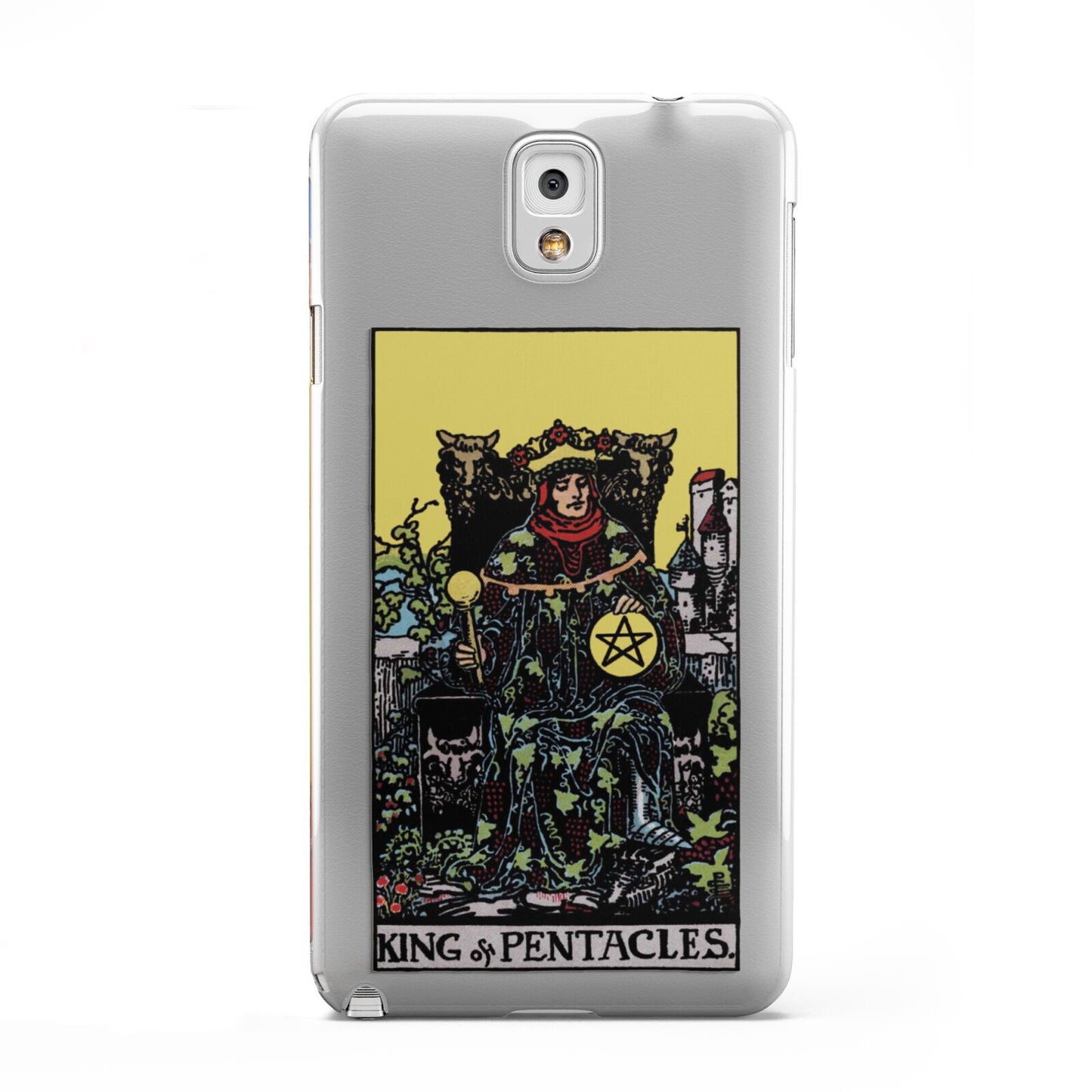 King of Pentacles Tarot Card Samsung Galaxy Note 3 Case