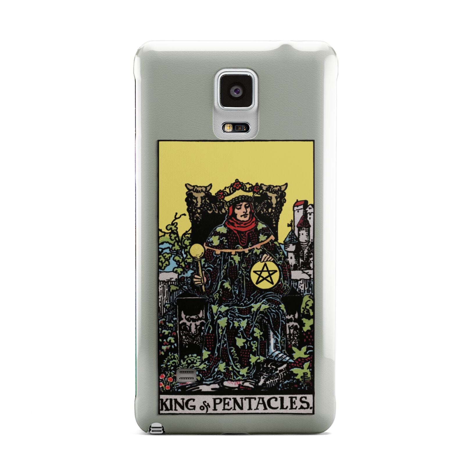 King of Pentacles Tarot Card Samsung Galaxy Note 4 Case
