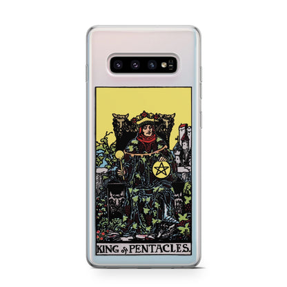 King of Pentacles Tarot Card Samsung Galaxy S10 Case