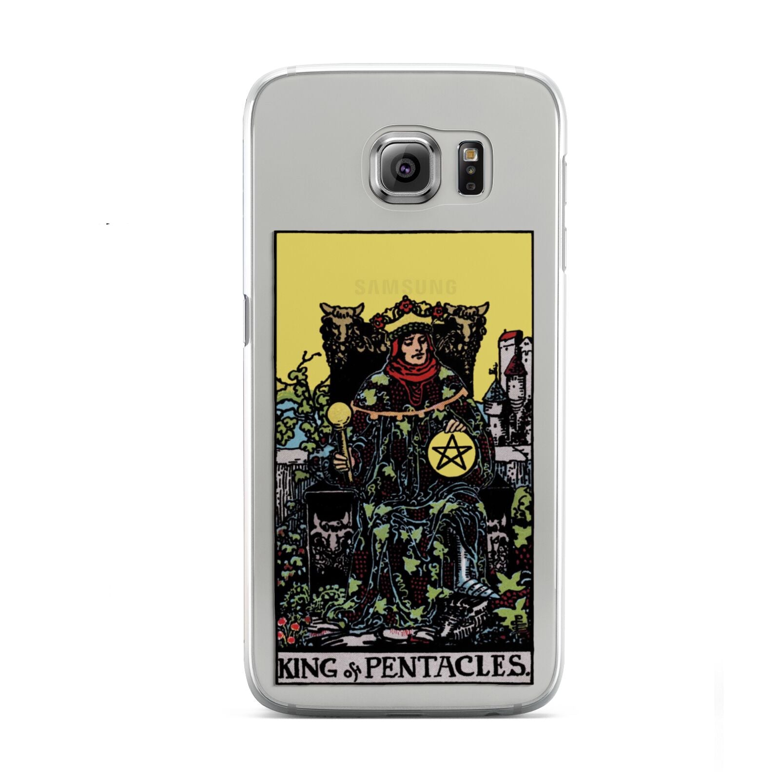 King of Pentacles Tarot Card Samsung Galaxy S6 Case