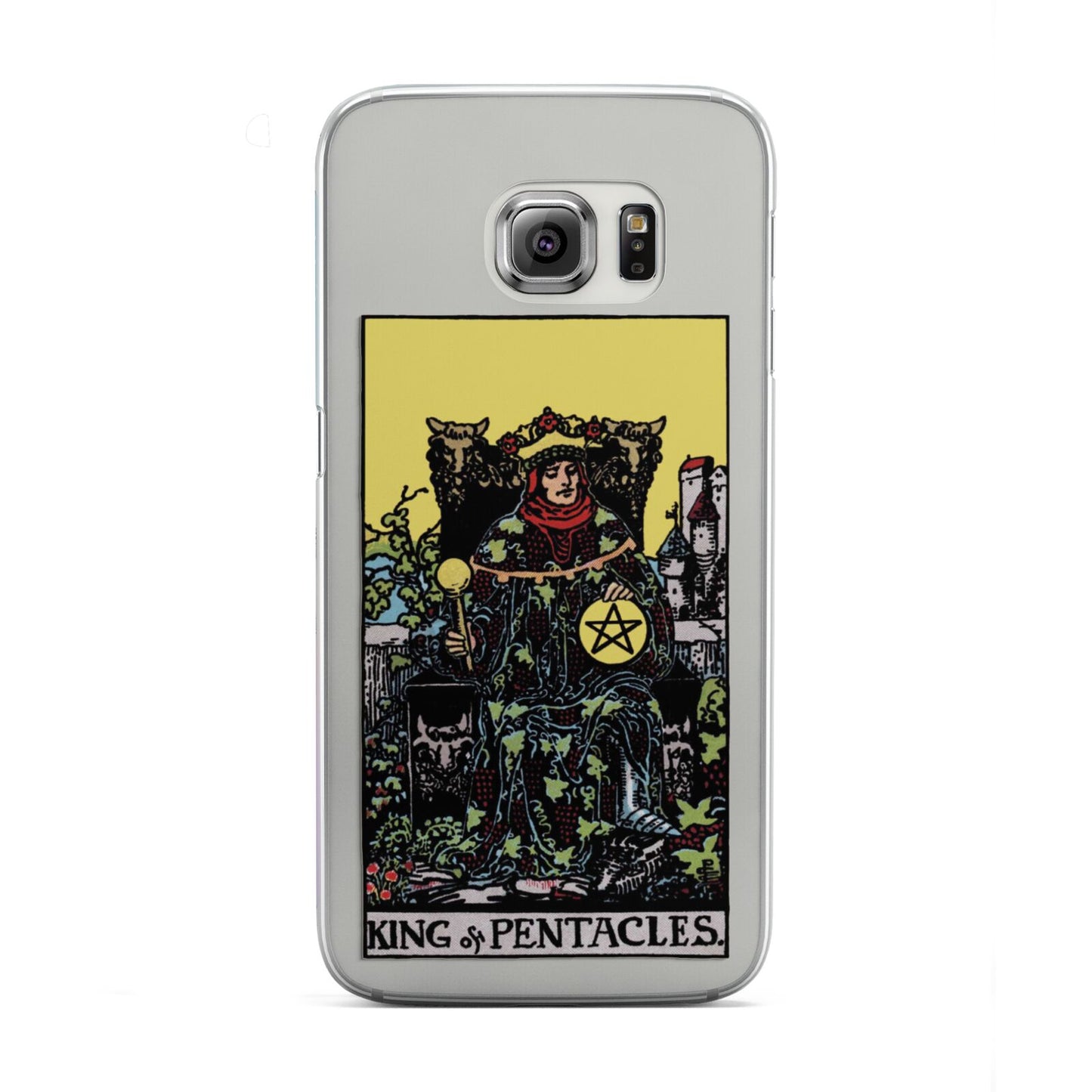 King of Pentacles Tarot Card Samsung Galaxy S6 Edge Case