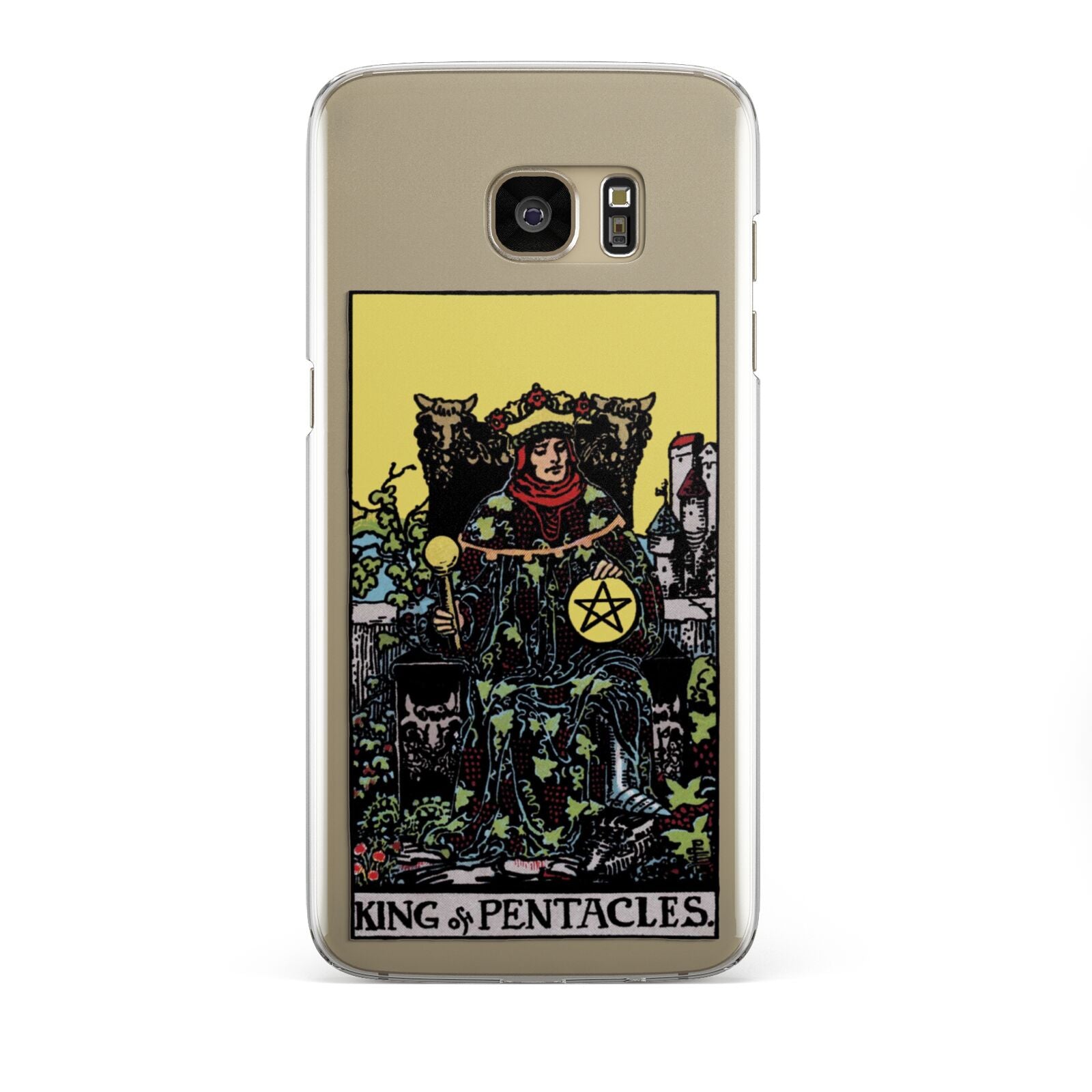 King of Pentacles Tarot Card Samsung Galaxy S7 Edge Case