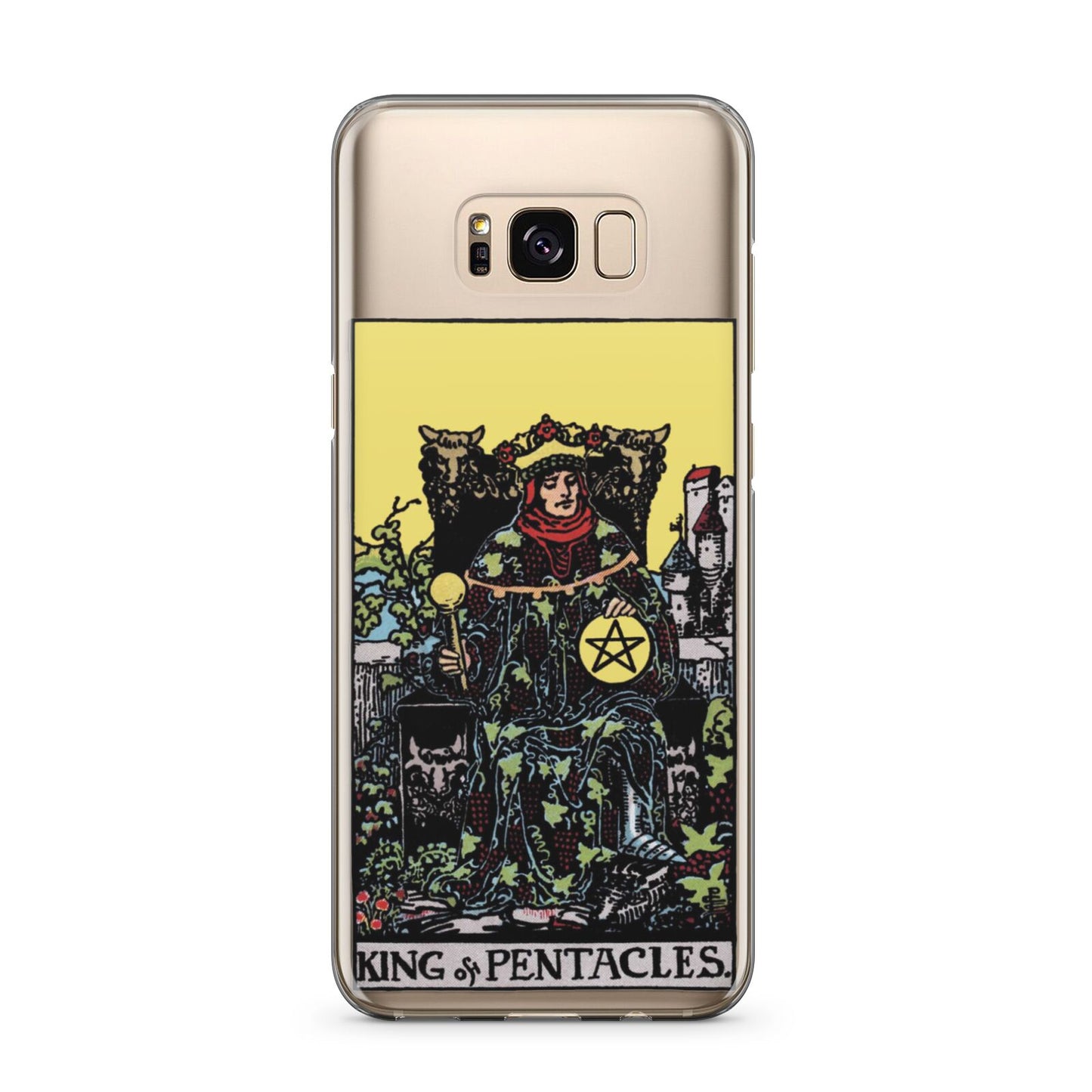 King of Pentacles Tarot Card Samsung Galaxy S8 Plus Case