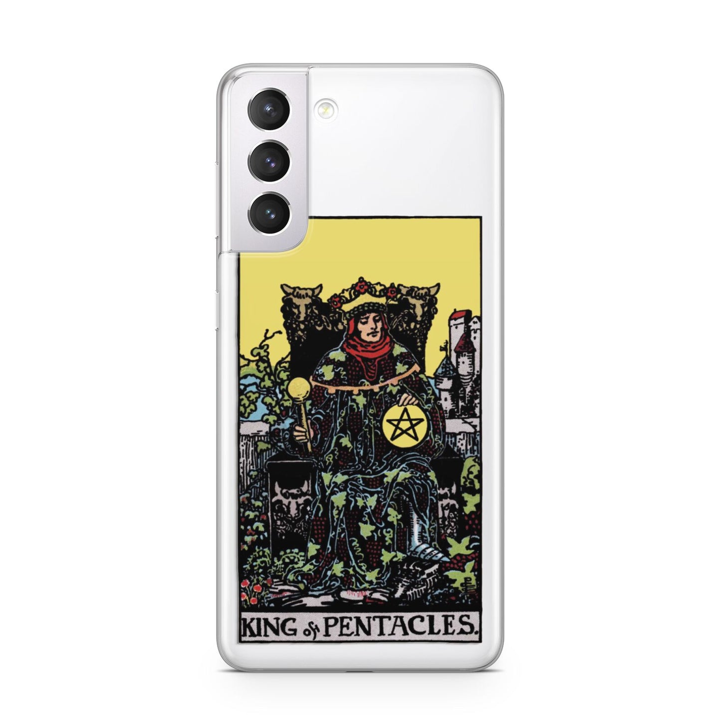 King of Pentacles Tarot Card Samsung S21 Case