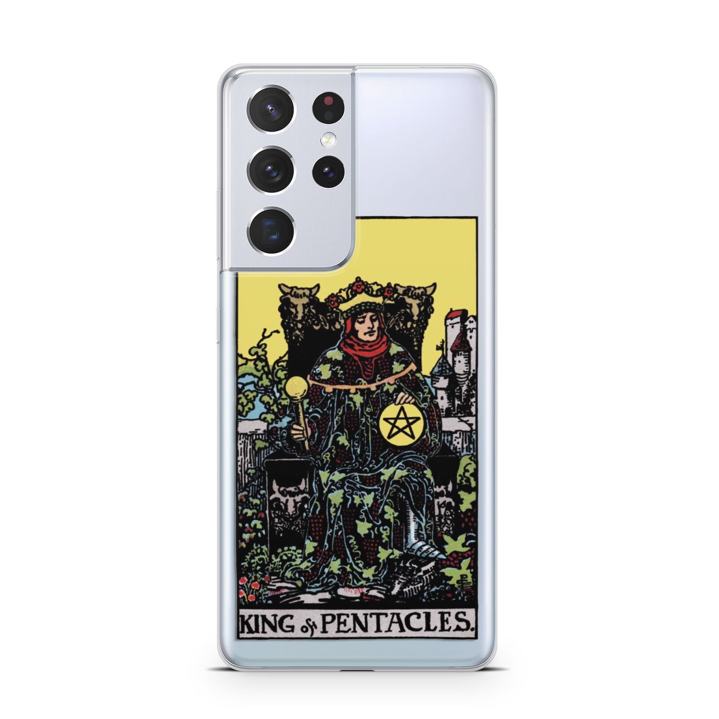 King of Pentacles Tarot Card Samsung S21 Ultra Case