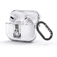 King of Swords Monochrome AirPods Glitter Case 3rd Gen Side Image