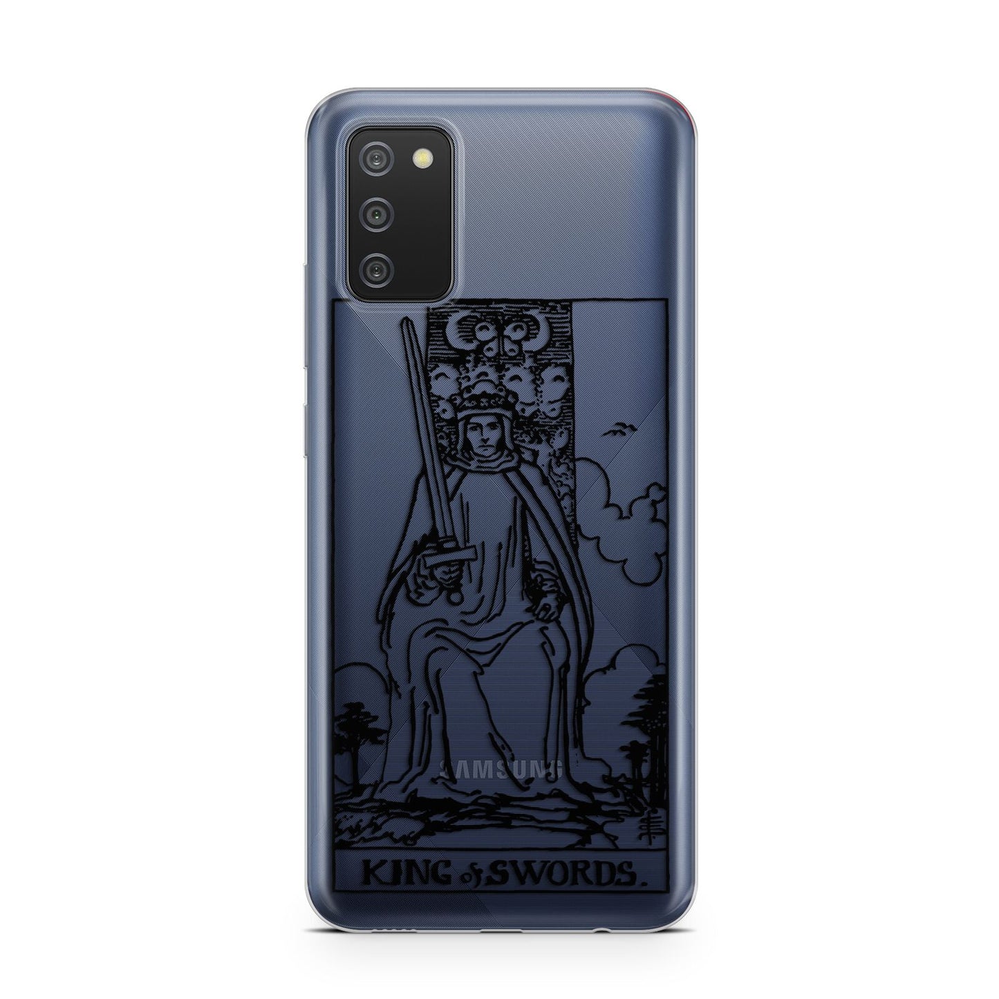 King of Swords Monochrome Samsung A02s Case