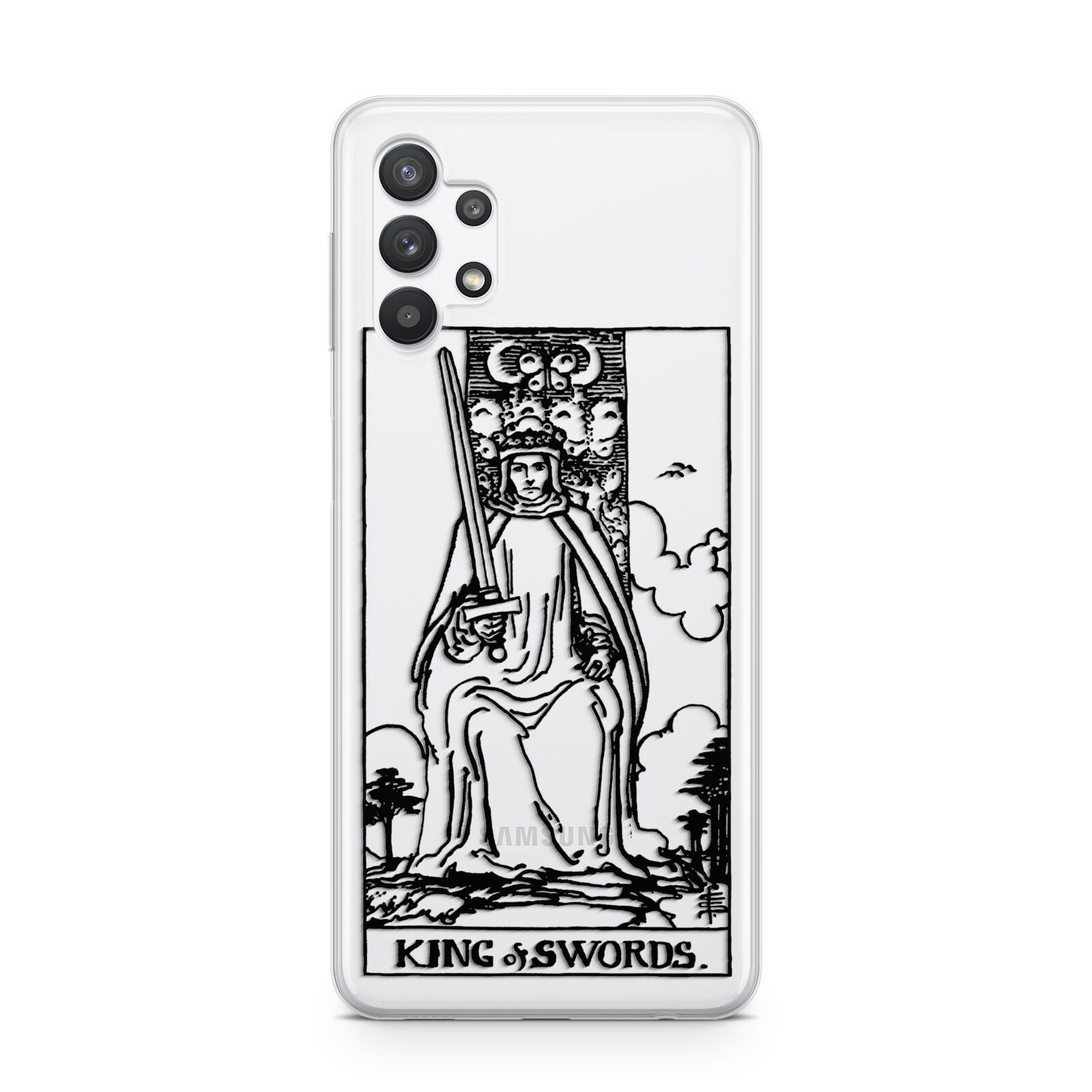 King of Swords Monochrome Samsung A32 5G Case