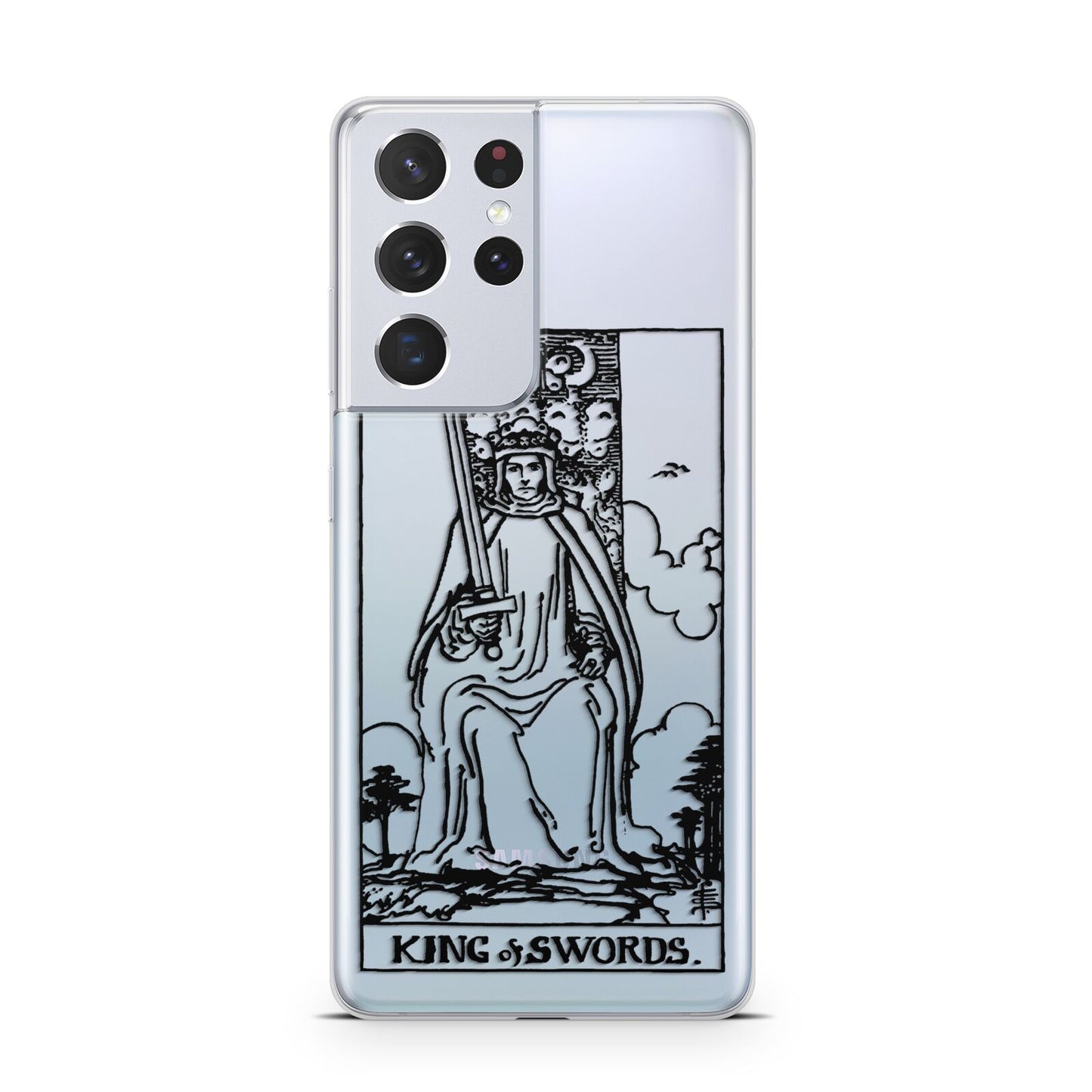 King of Swords Monochrome Samsung S21 Ultra Case