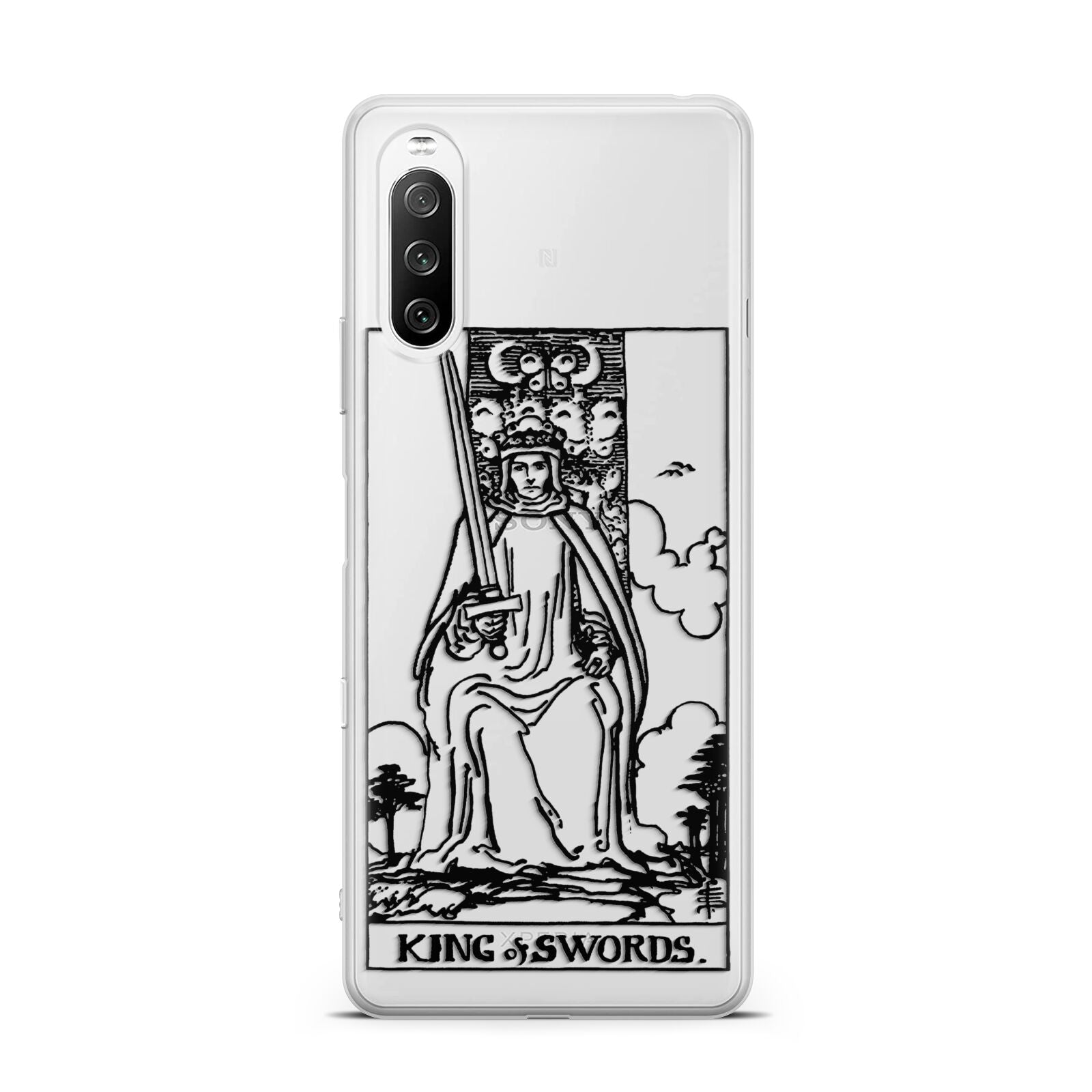 King of Swords Monochrome Sony Xperia 10 III Case