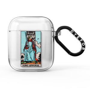 King of Swords Tarot Card AirPods Case