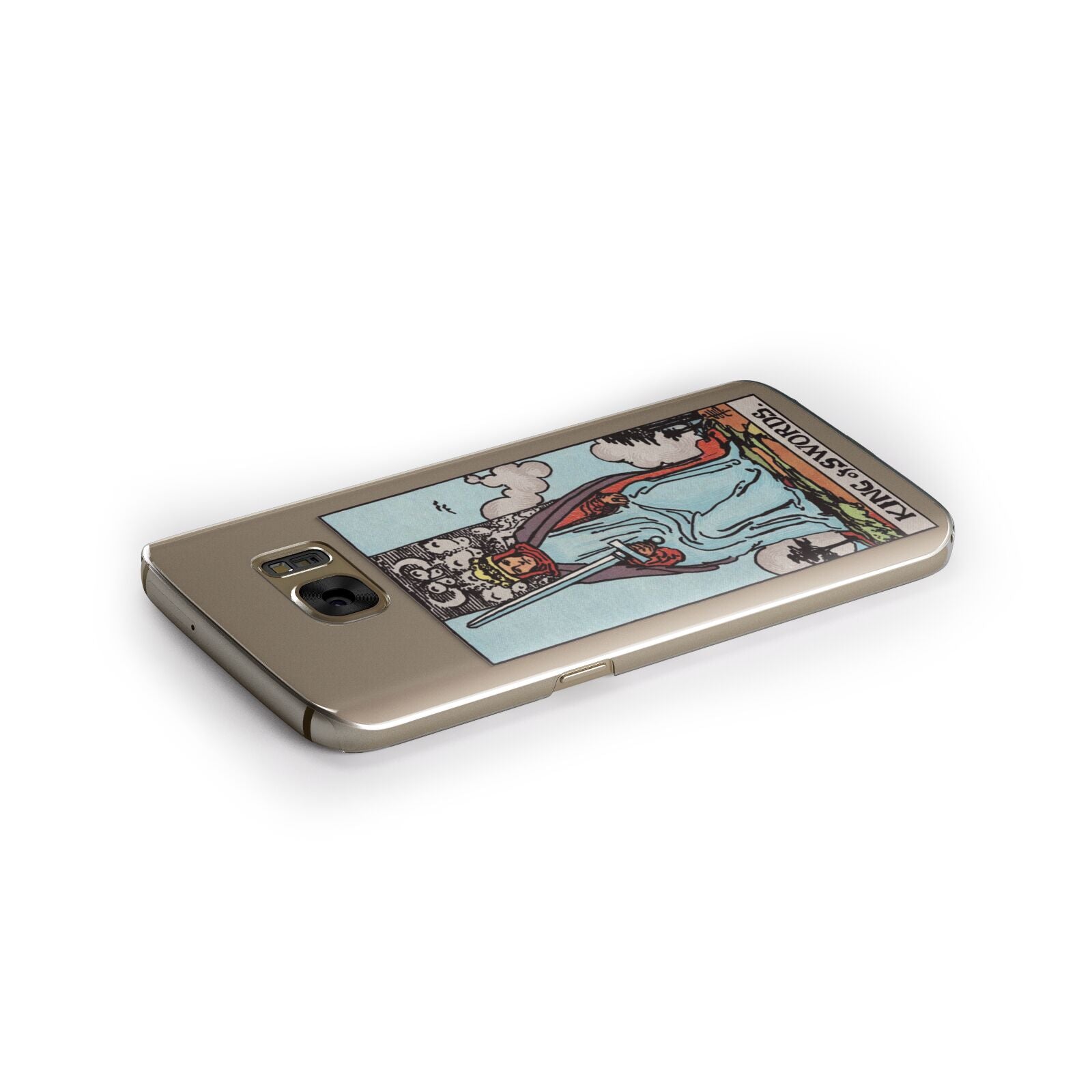 King of Swords Tarot Card Samsung Galaxy Case Side Close Up