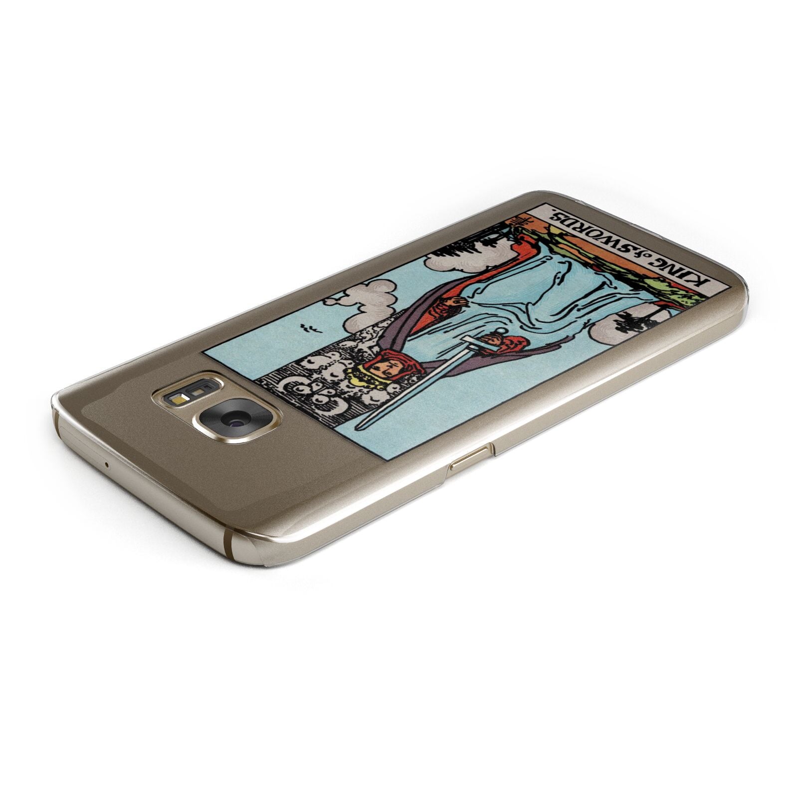 King of Swords Tarot Card Samsung Galaxy Case Top Cutout