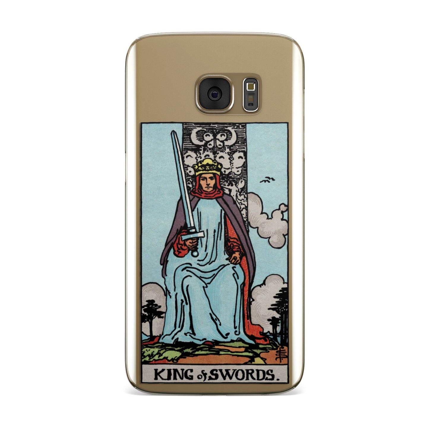 King of Swords Tarot Card Samsung Galaxy Case