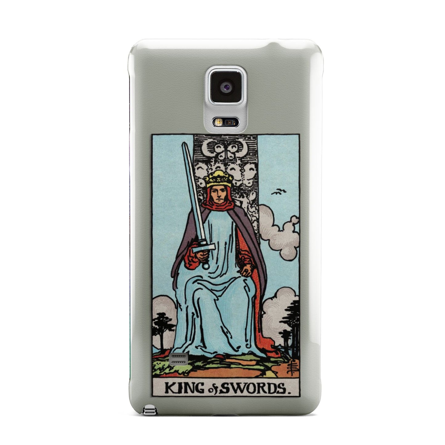 King of Swords Tarot Card Samsung Galaxy Note 4 Case