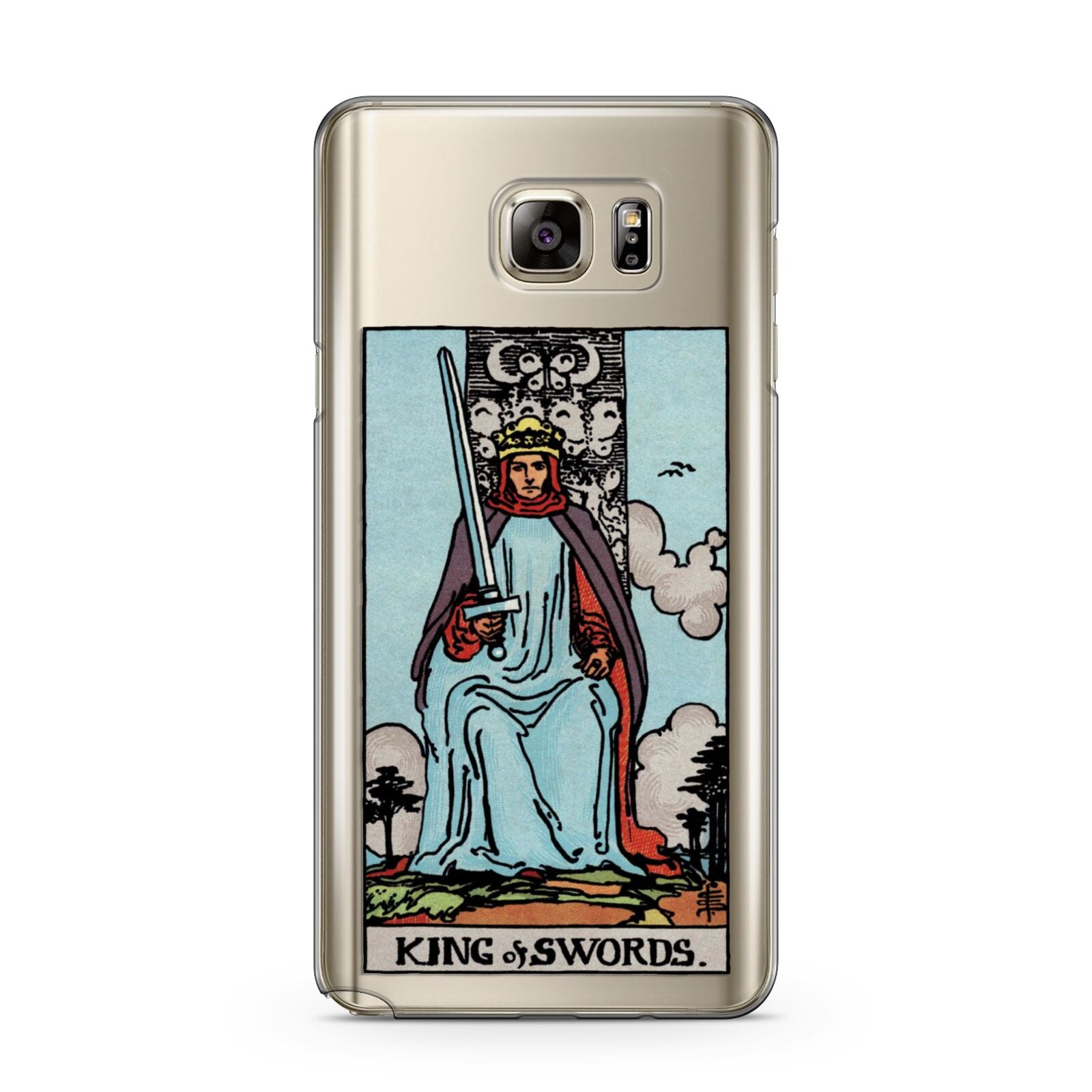 King of Swords Tarot Card Samsung Galaxy Note 5 Case