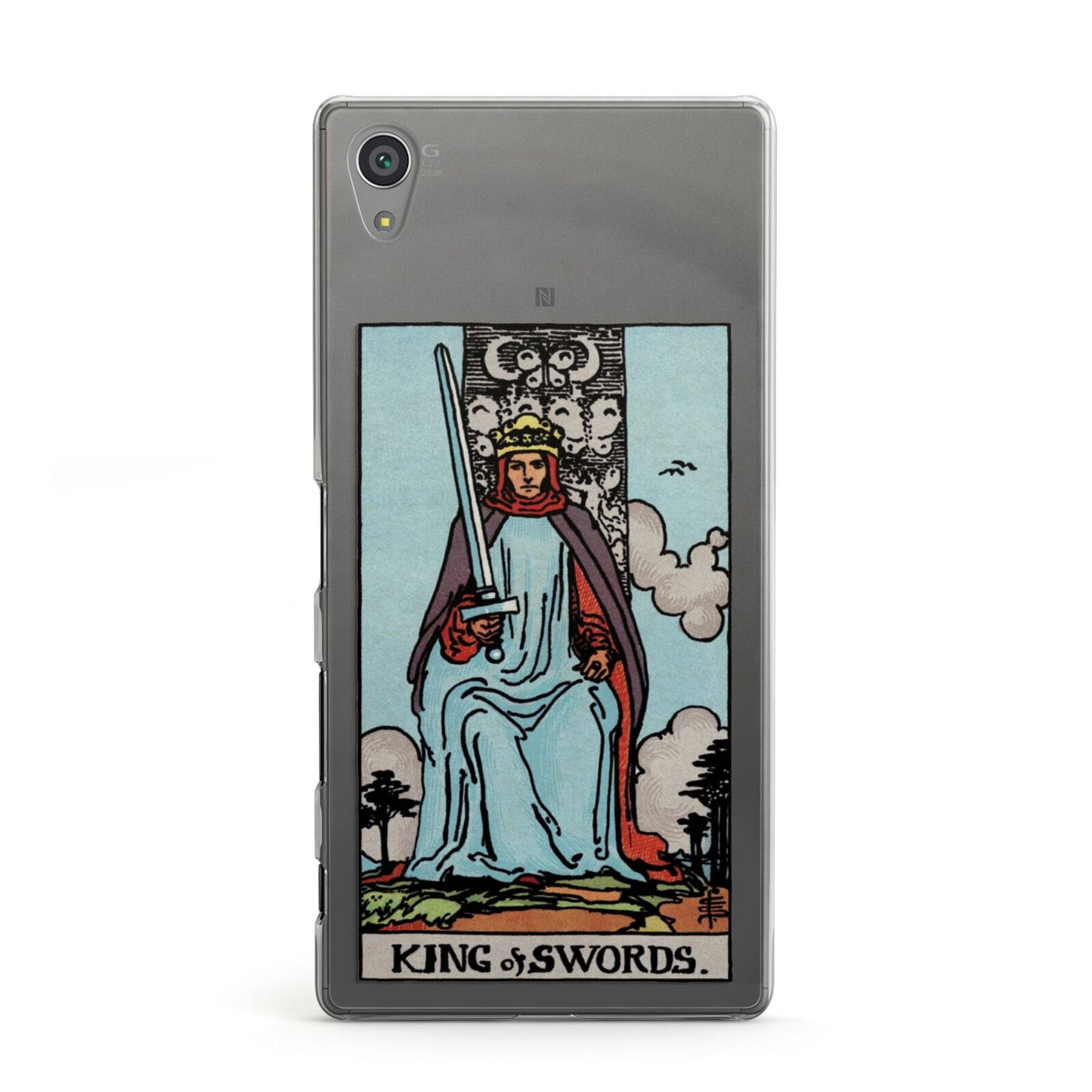 King of Swords Tarot Card Sony Xperia Case