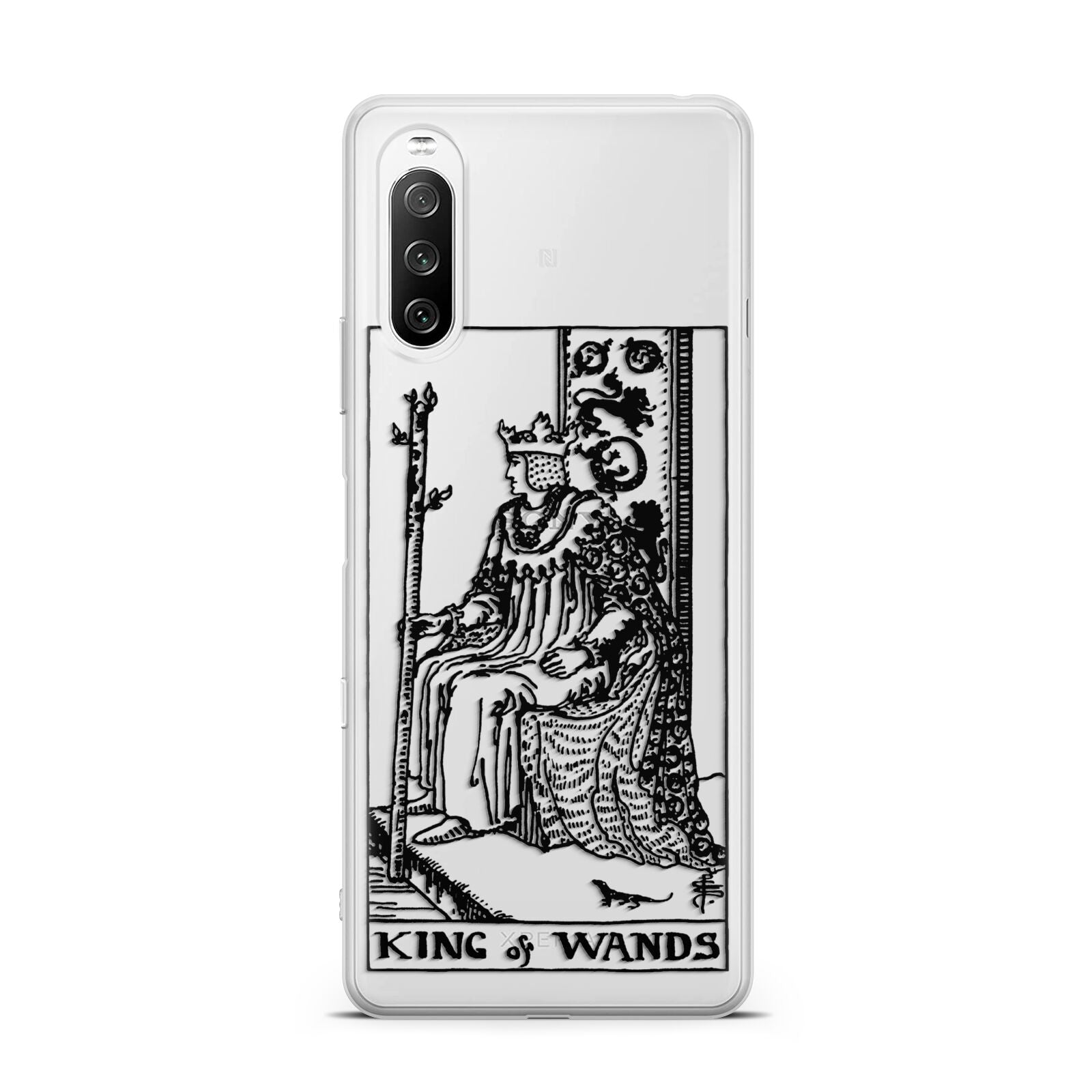 King of Wands Monochrome Sony Xperia 10 III Case