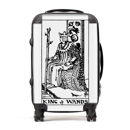 King of Wands Monochrome Suitcase