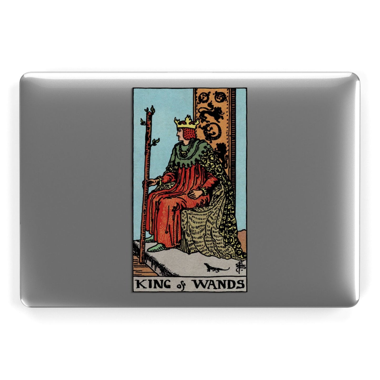 King of Wands Tarot Card Apple MacBook Case