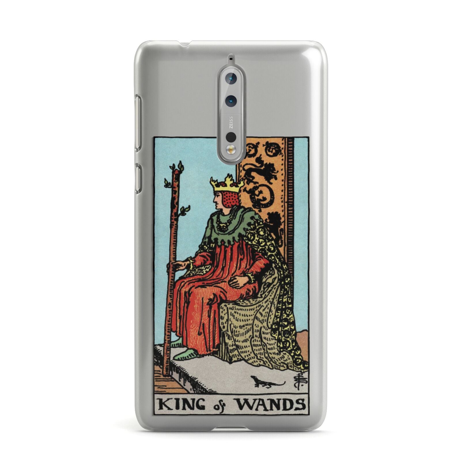 King of Wands Tarot Card Nokia Case