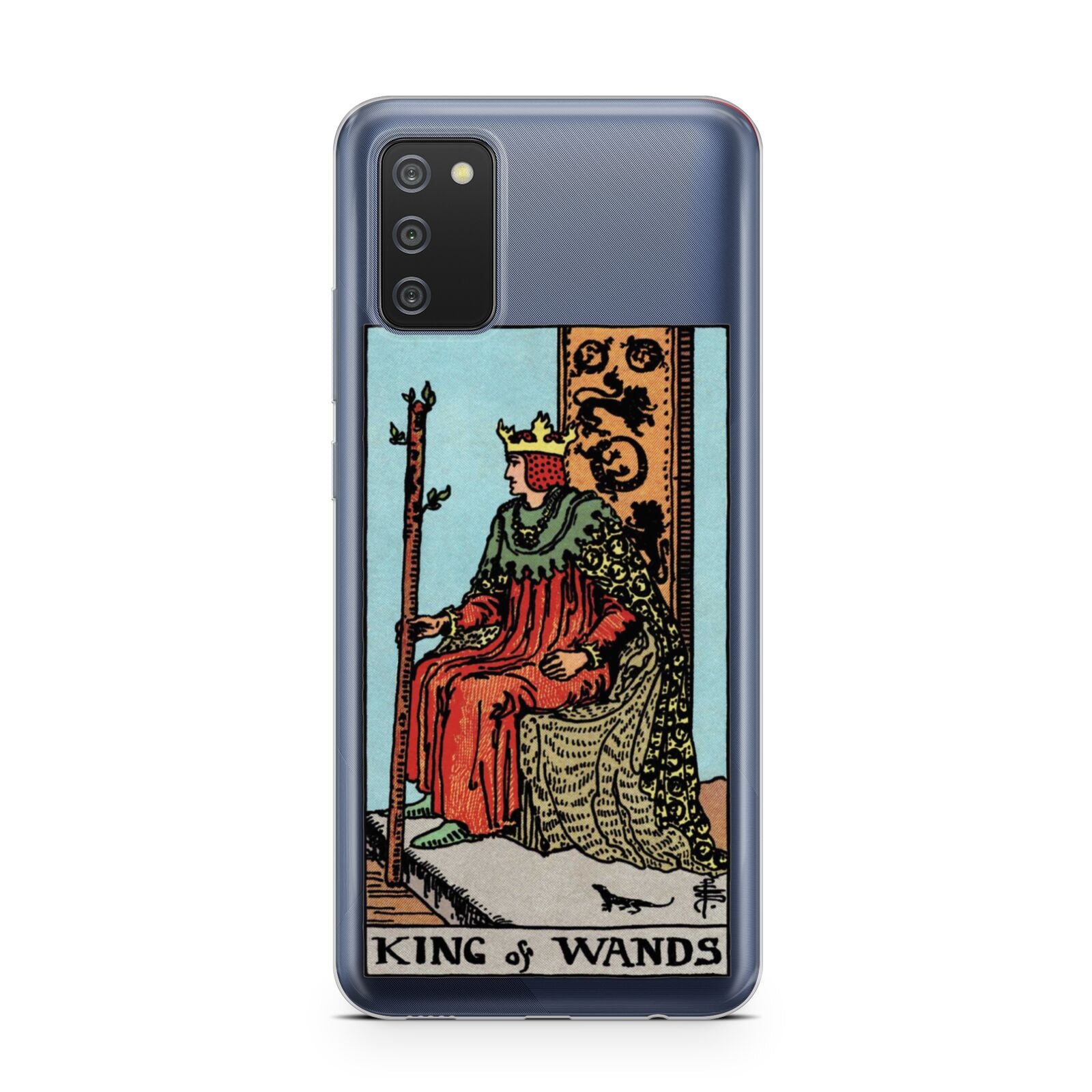 King of Wands Tarot Card Samsung A02s Case