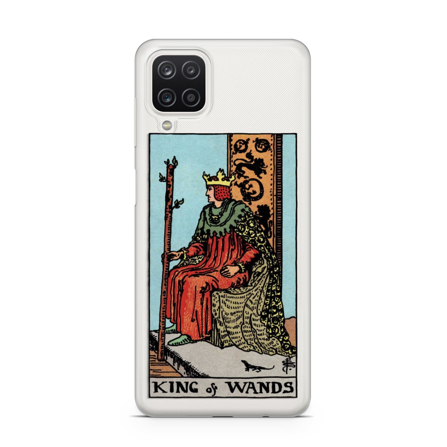 King of Wands Tarot Card Samsung A12 Case