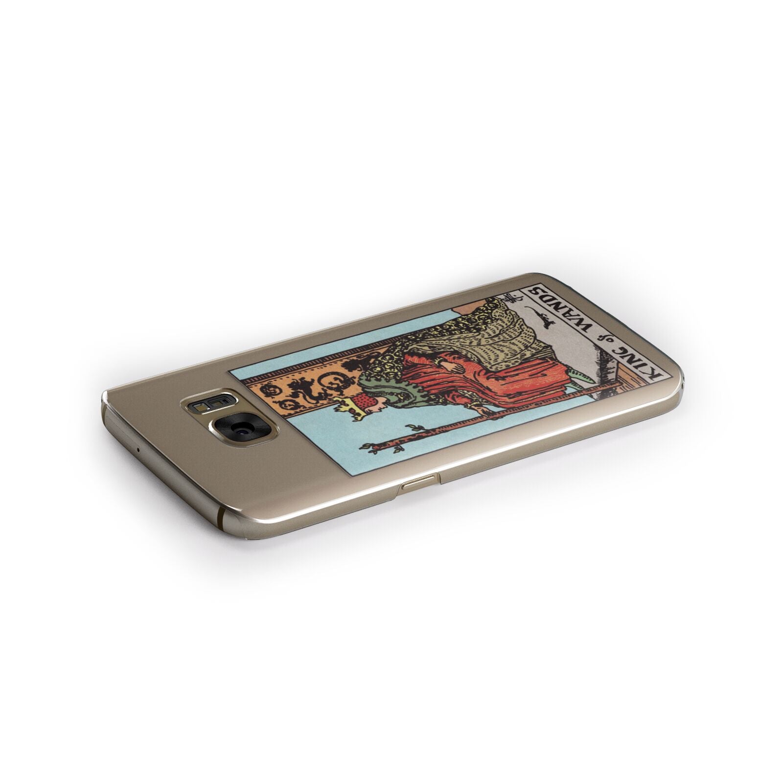 King of Wands Tarot Card Samsung Galaxy Case Side Close Up