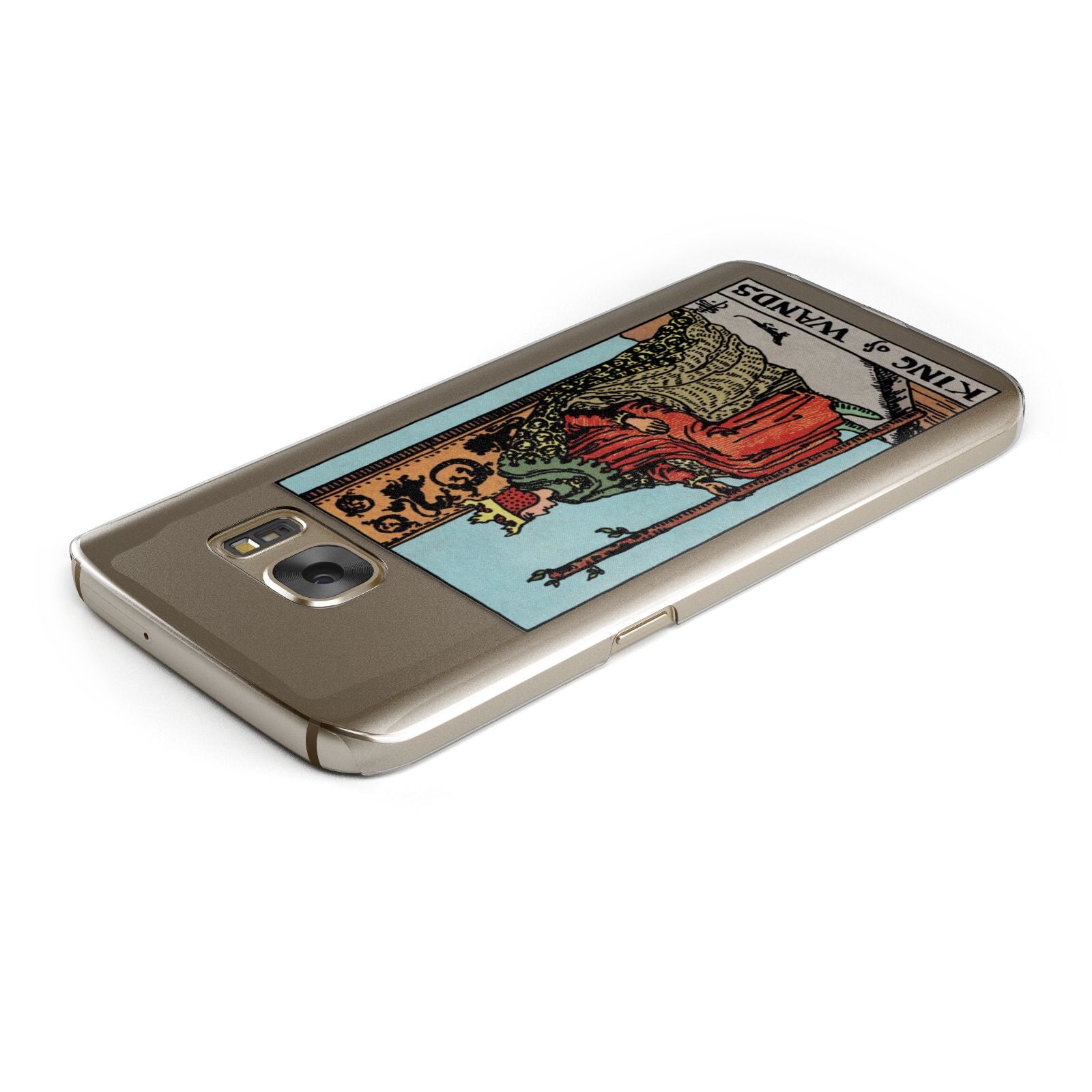 King of Wands Tarot Card Samsung Galaxy Case Top Cutout