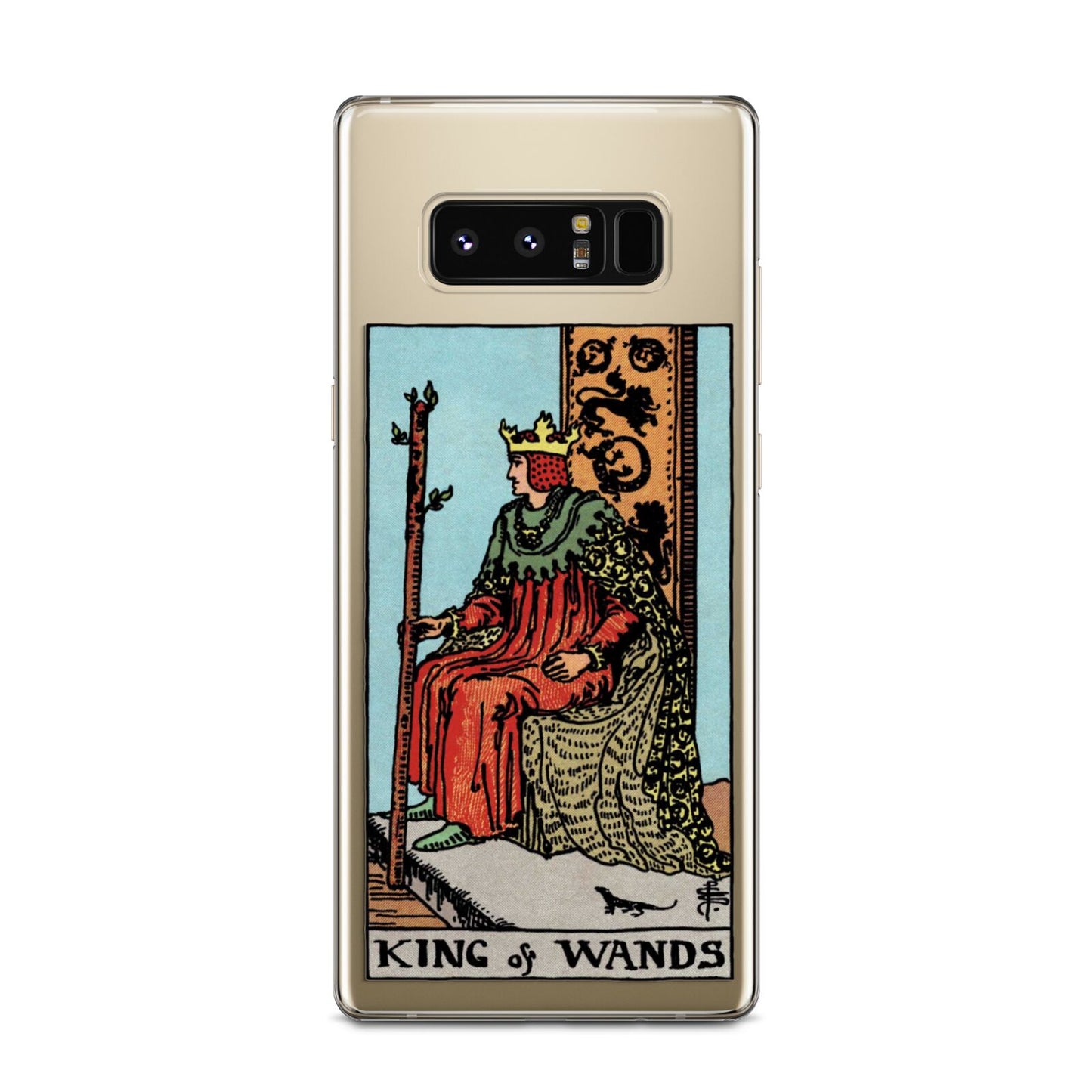 King of Wands Tarot Card Samsung Galaxy Note 8 Case