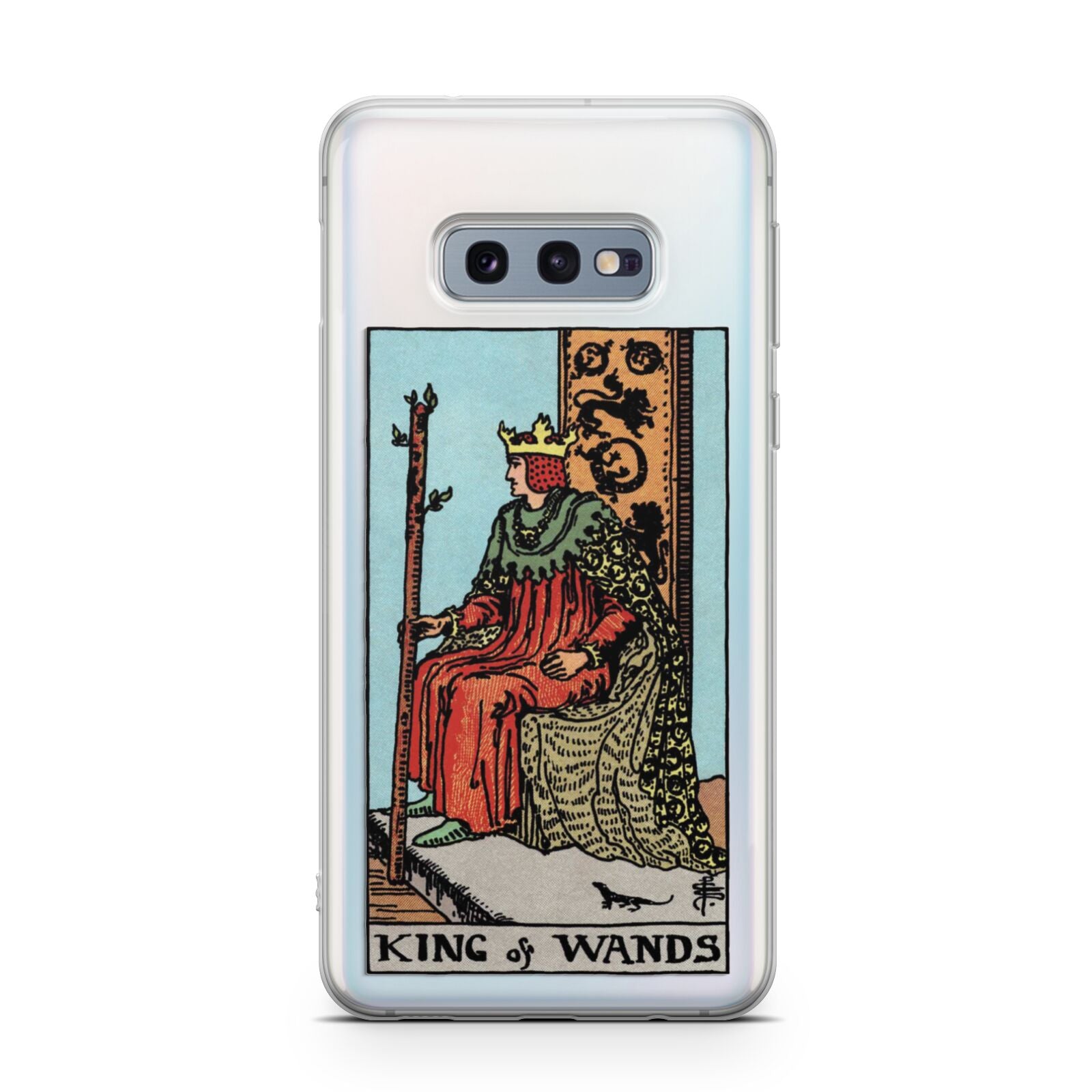 King of Wands Tarot Card Samsung Galaxy S10E Case