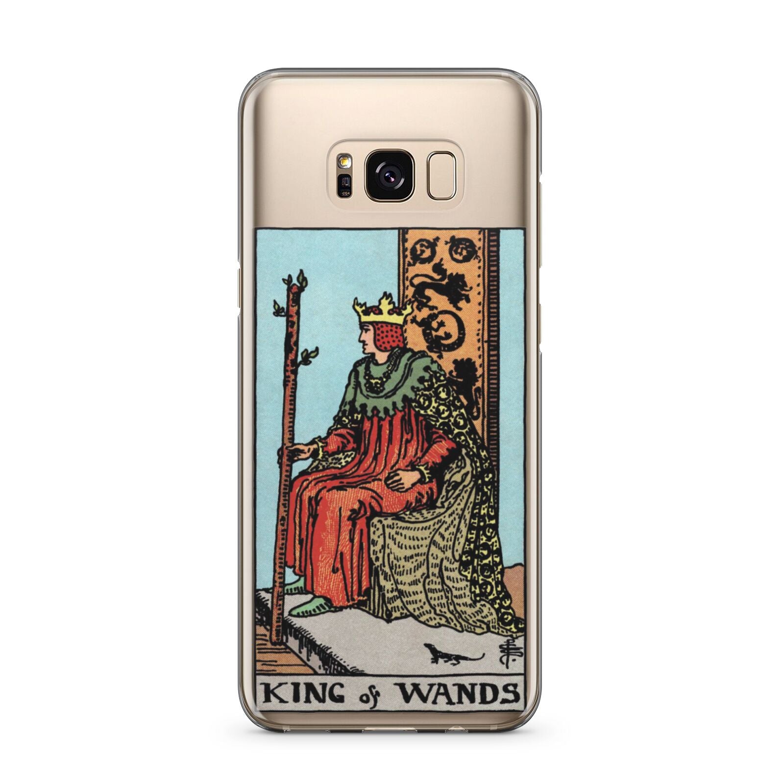 King of Wands Tarot Card Samsung Galaxy S8 Plus Case