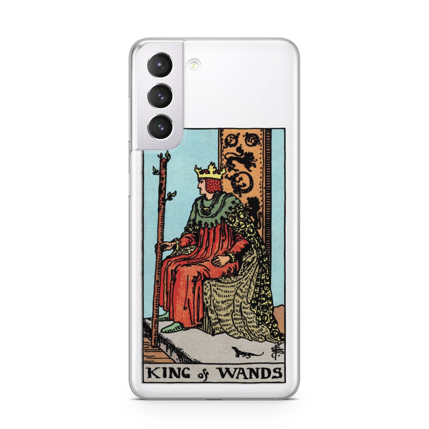 King of Wands Tarot Card Samsung S21 Case