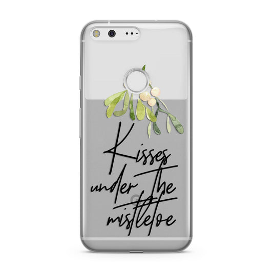 Kisses Under The Mistletoe Google Pixel Case