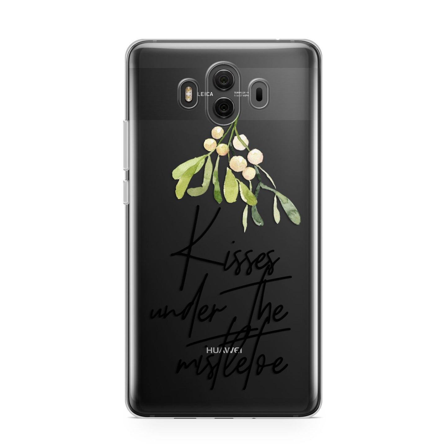 Kisses Under The Mistletoe Huawei Mate 10 Protective Phone Case