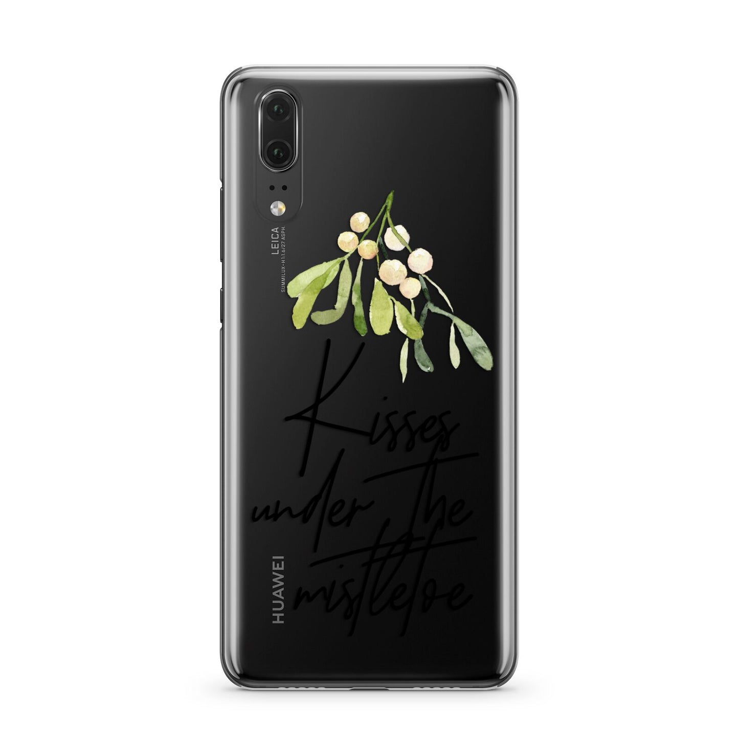 Kisses Under The Mistletoe Huawei P20 Phone Case