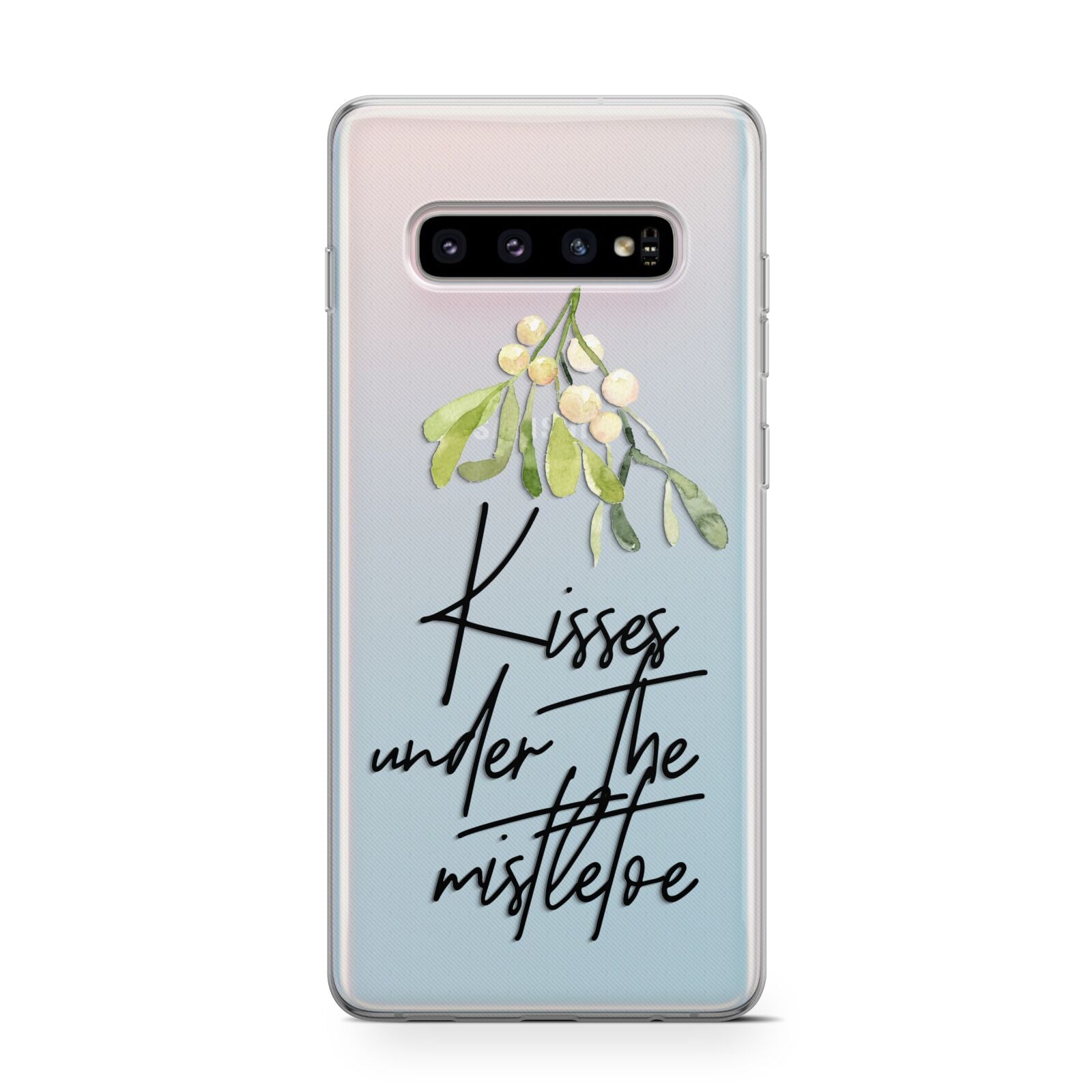 Kisses Under The Mistletoe Protective Samsung Galaxy Case