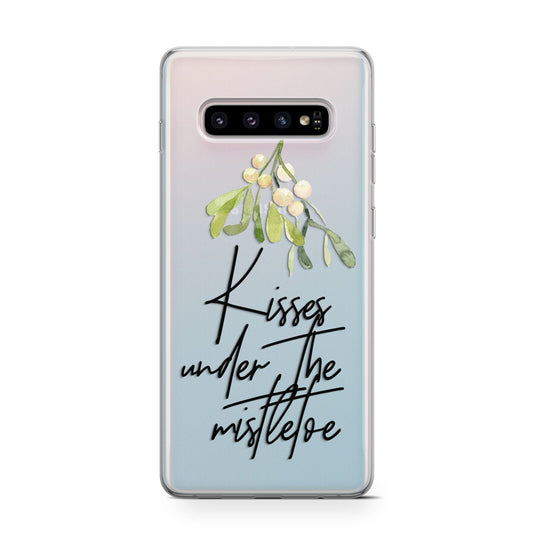 Kisses Under The Mistletoe Protective Samsung Galaxy Case