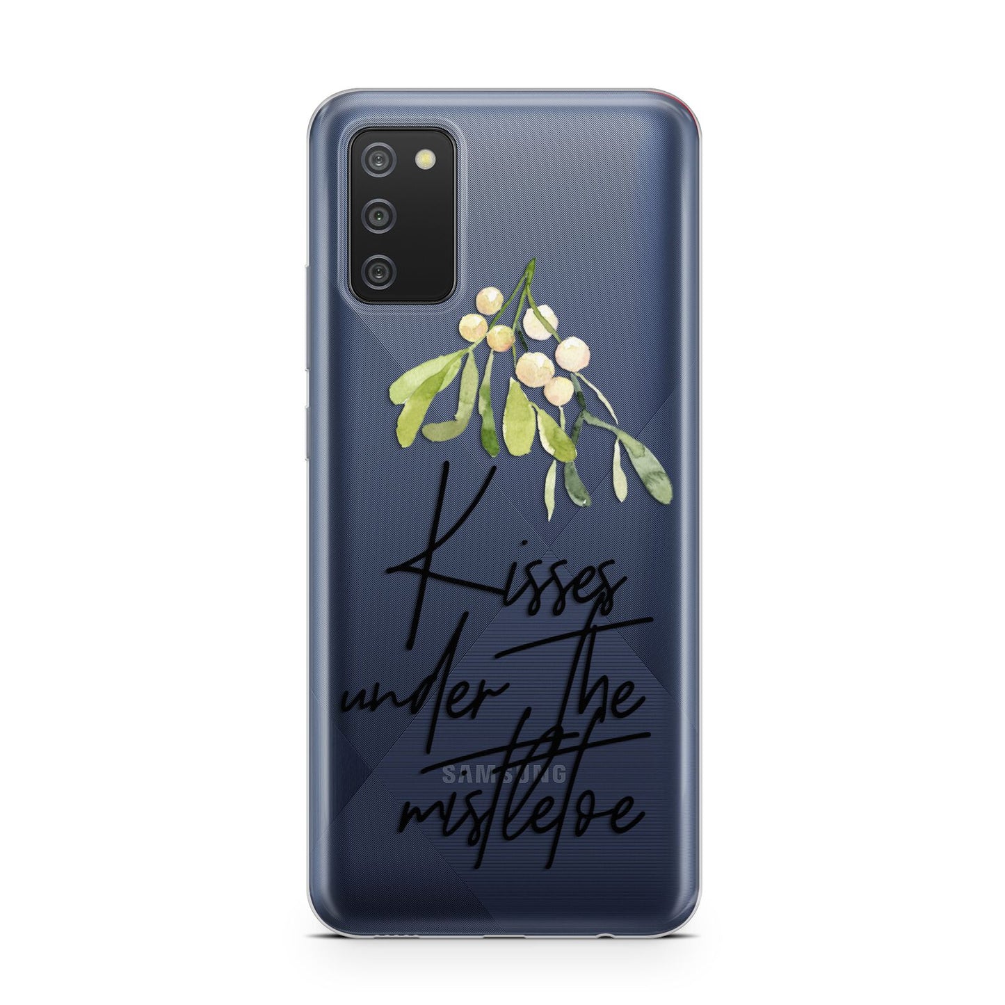 Kisses Under The Mistletoe Samsung A02s Case