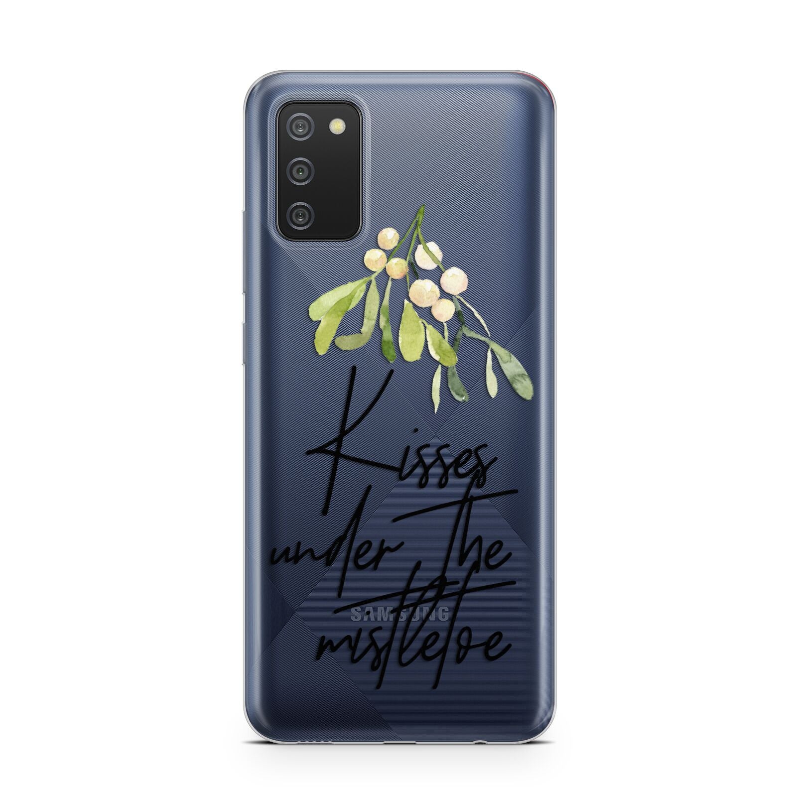 Kisses Under The Mistletoe Samsung A02s Case