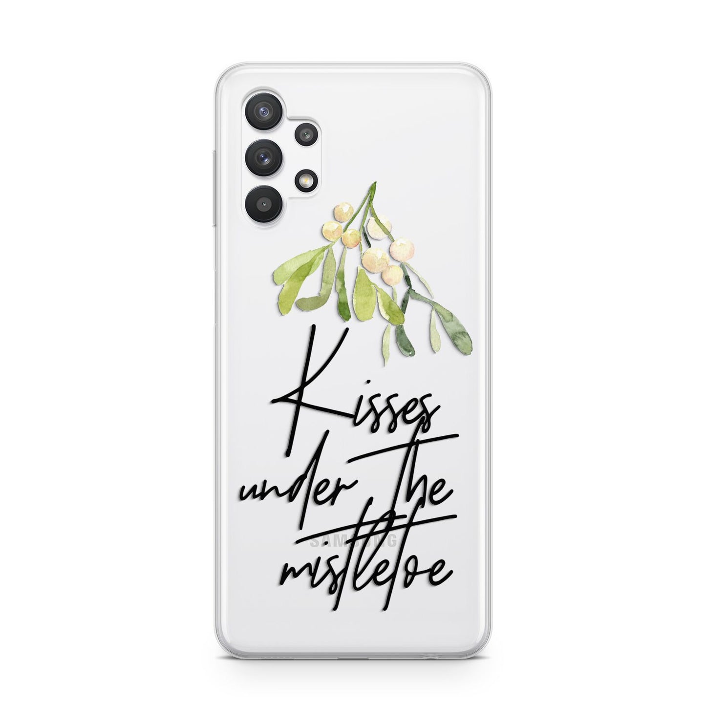 Kisses Under The Mistletoe Samsung A32 5G Case