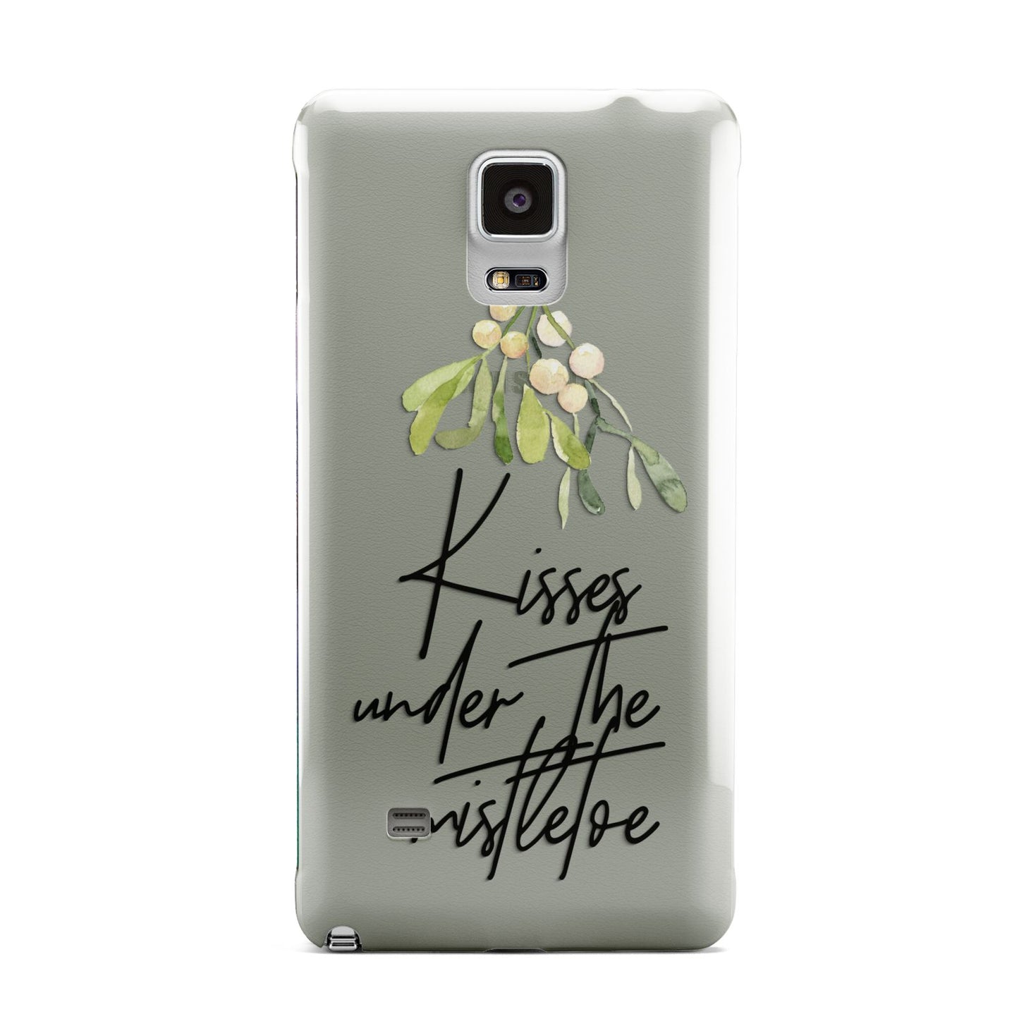 Kisses Under The Mistletoe Samsung Galaxy Note 4 Case